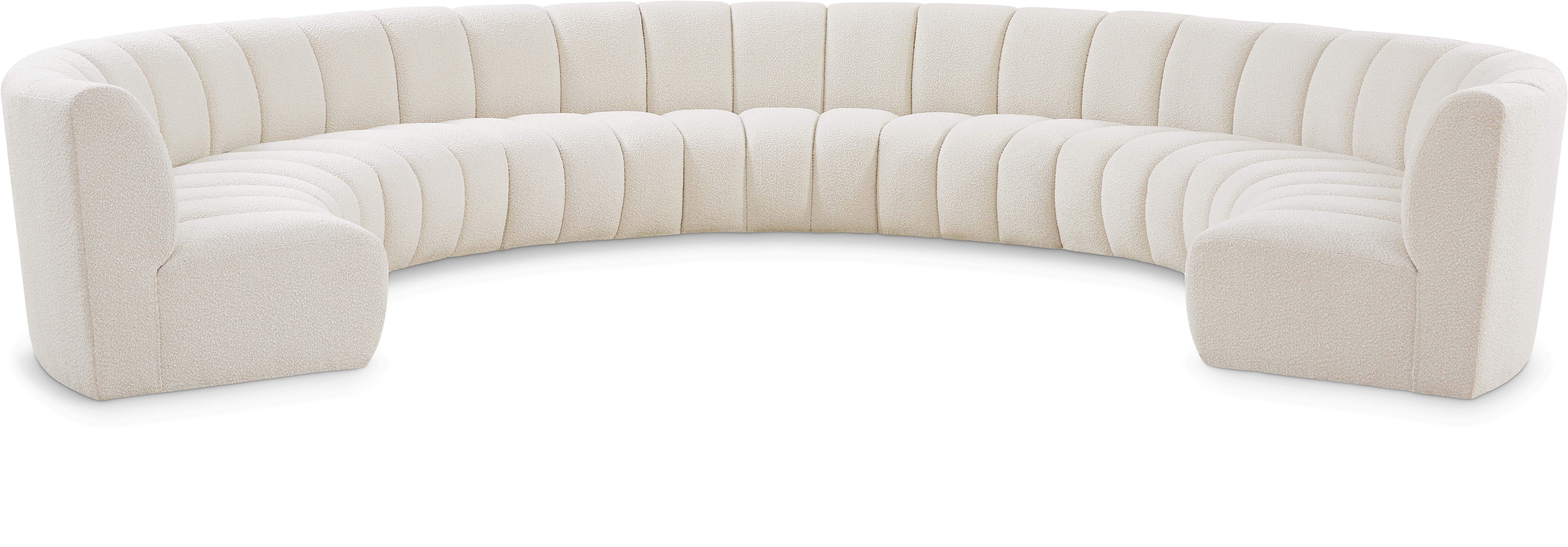 Infinity - 9 Piece Modular Sectional - Cream