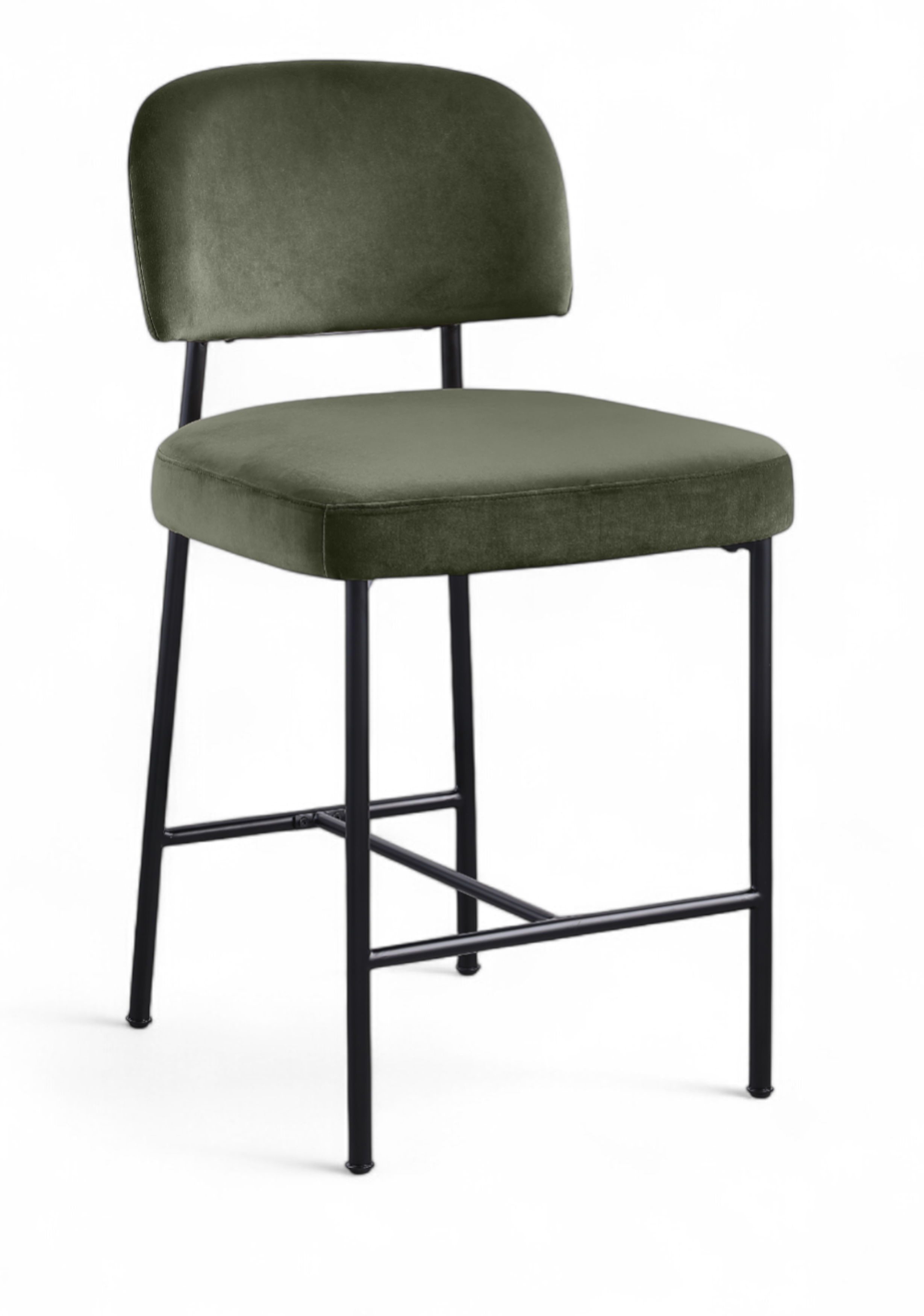 Zarelle - Performance Fabric Upholstered Counter Stool (Set of 2) - Green