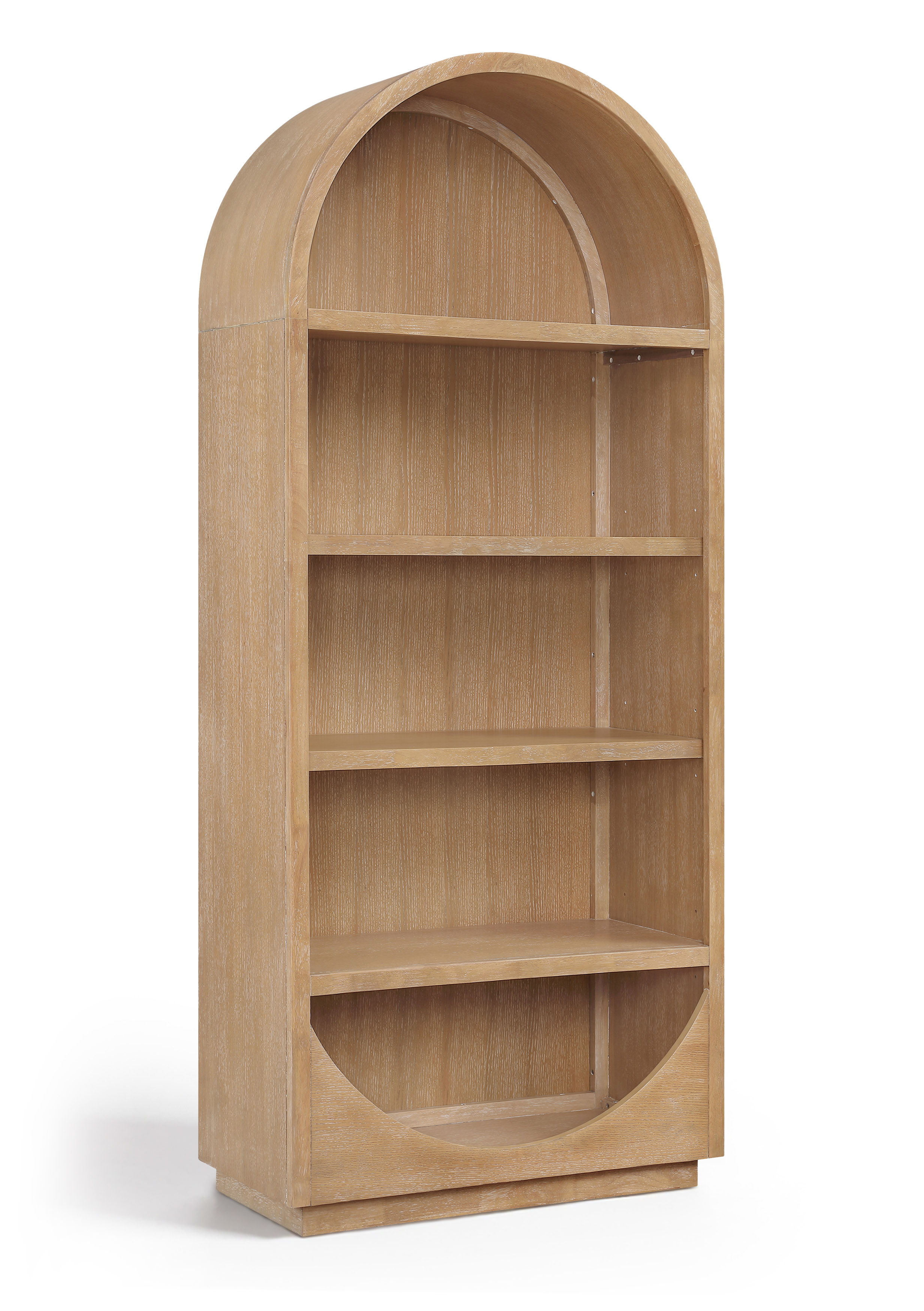 Hearth - Oak Veneer And Solid Wood Bookcase - Natural