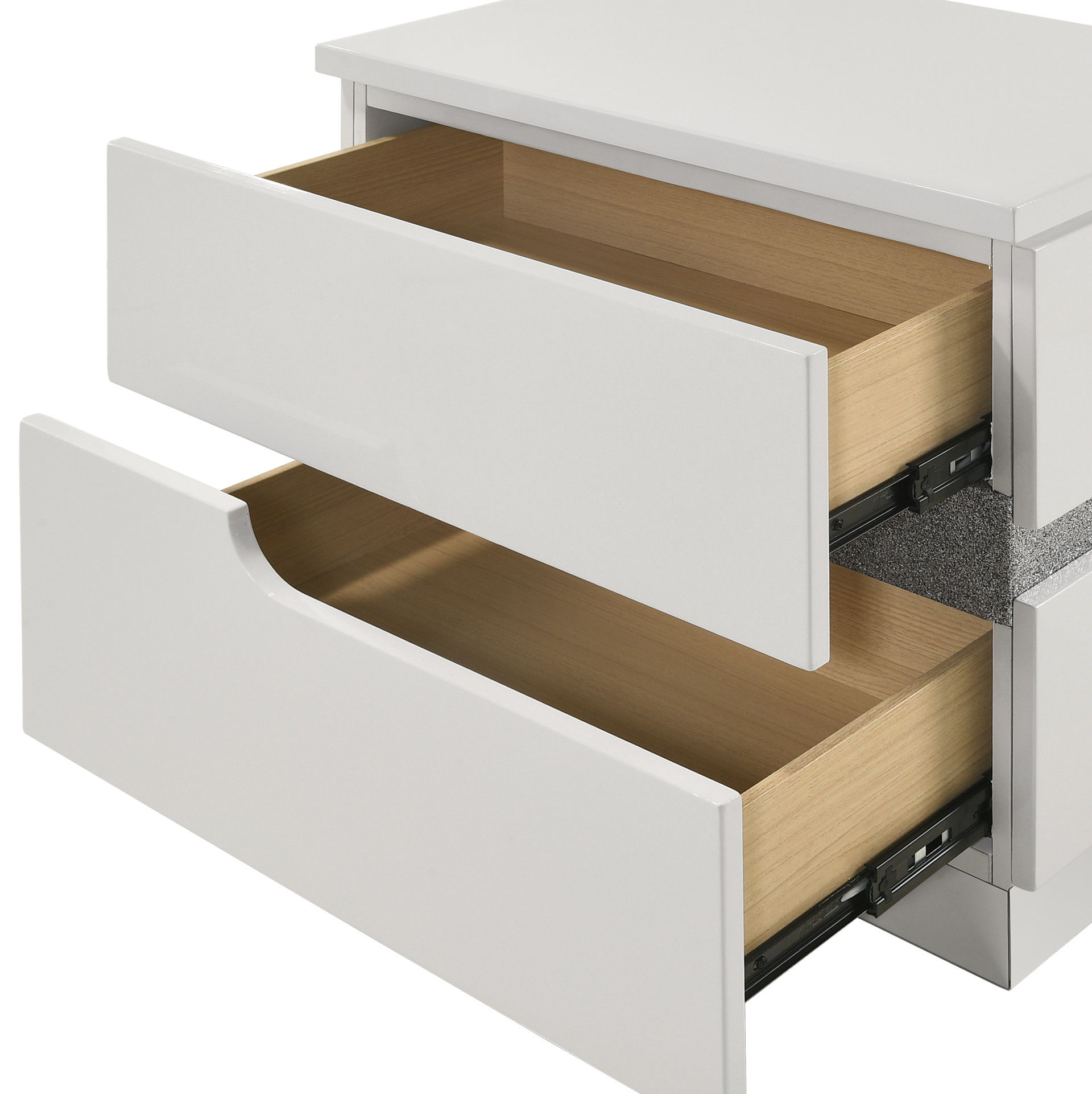 Paradox - Nightstand - White, white, view 6
