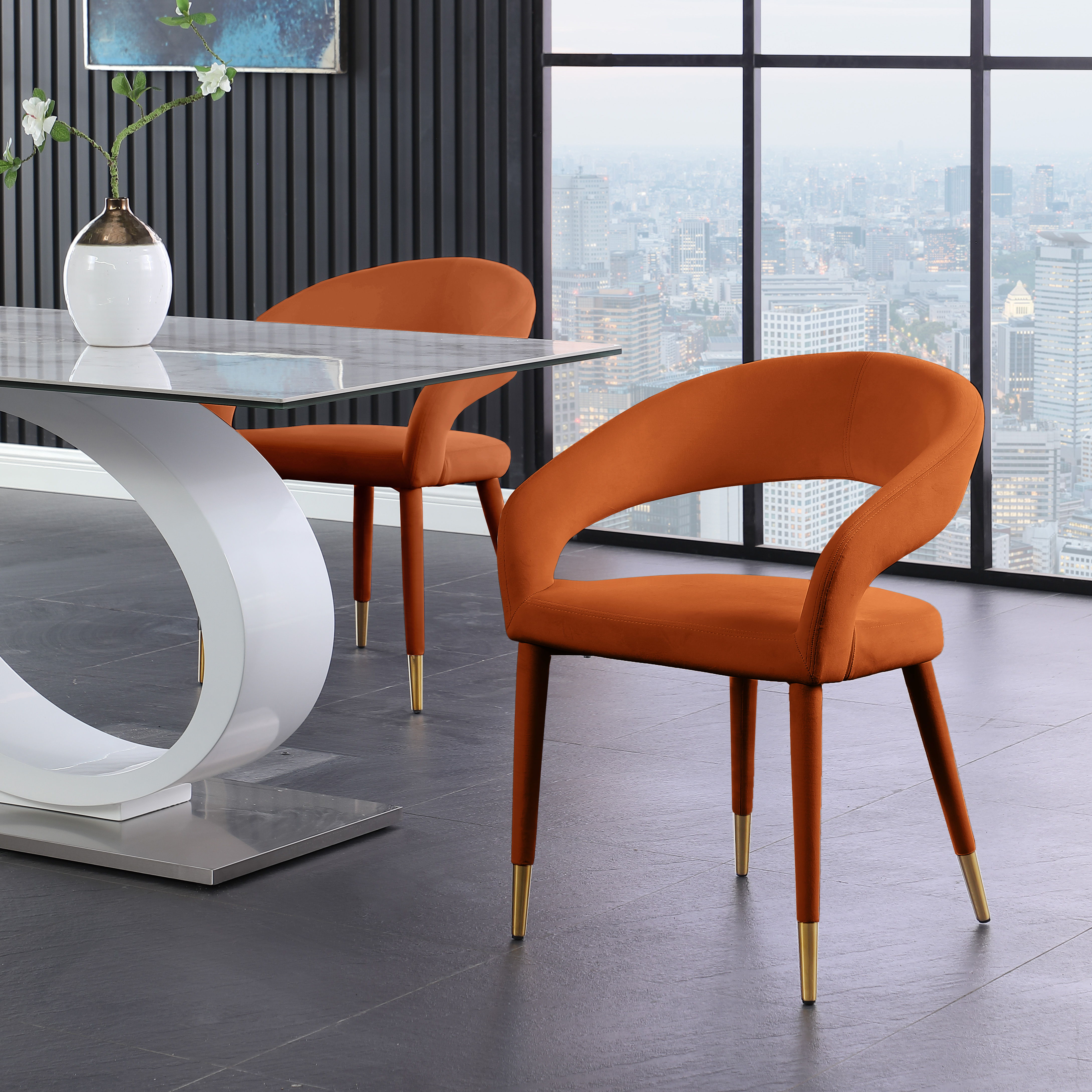 Destiny - Dining Chair - Cognac