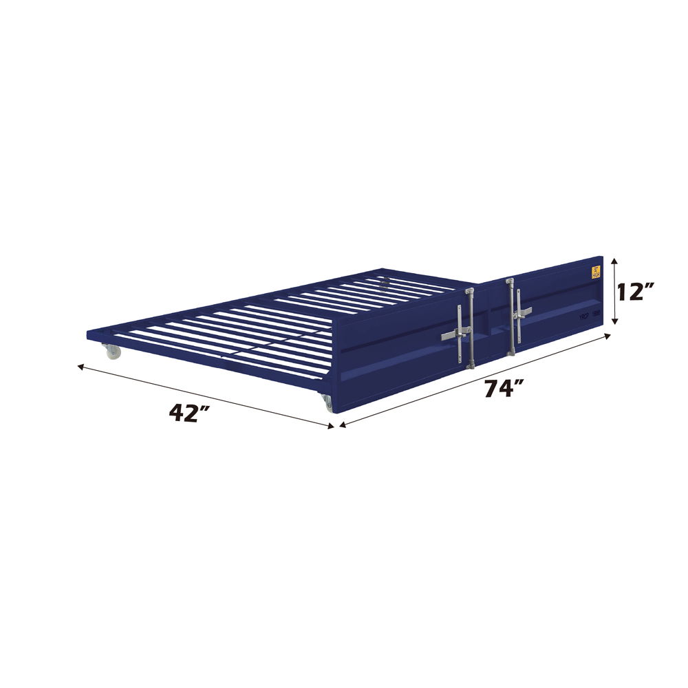 Cargo - Twin Trundle - Blue, blue, view 4