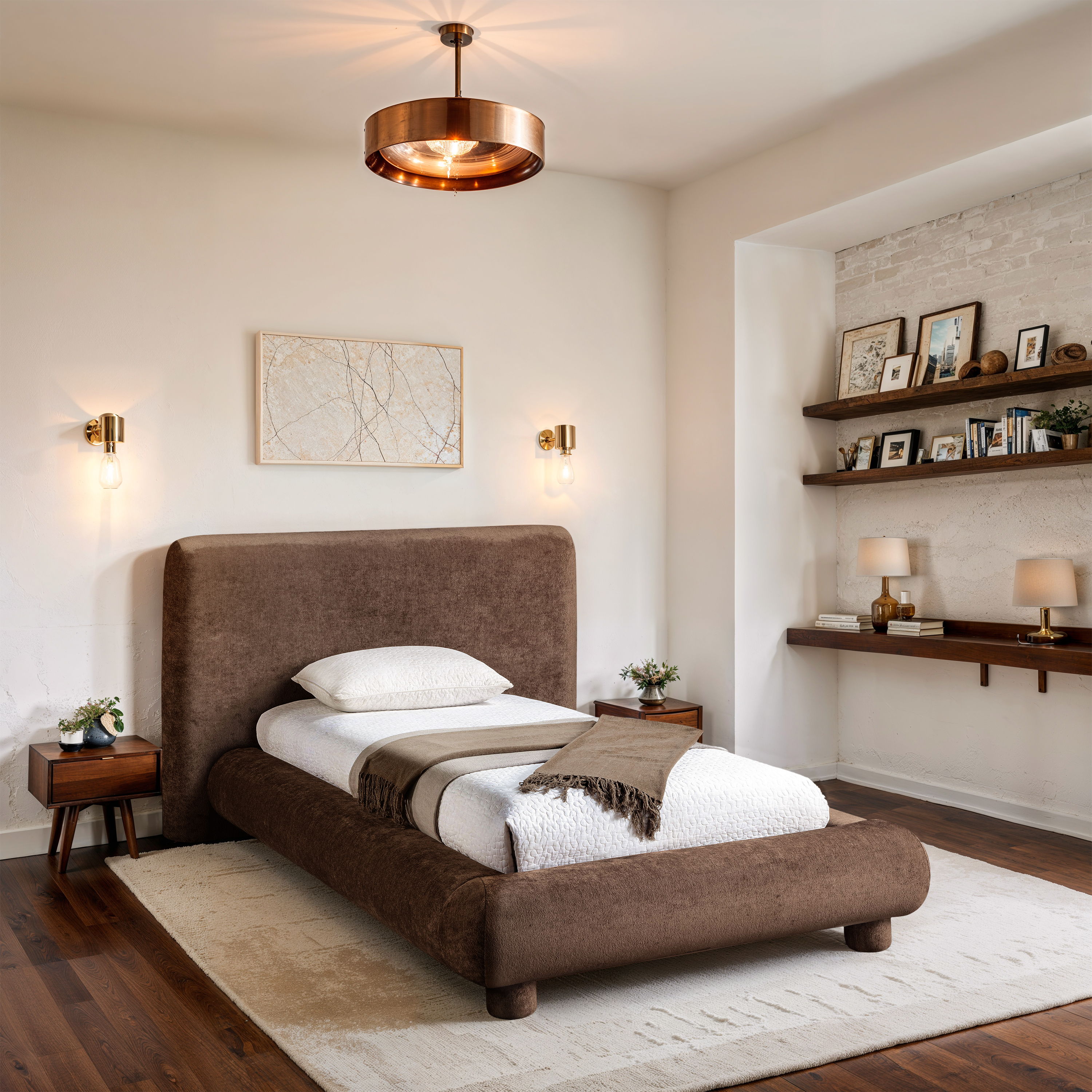 Blair - Twin Bed - Brown