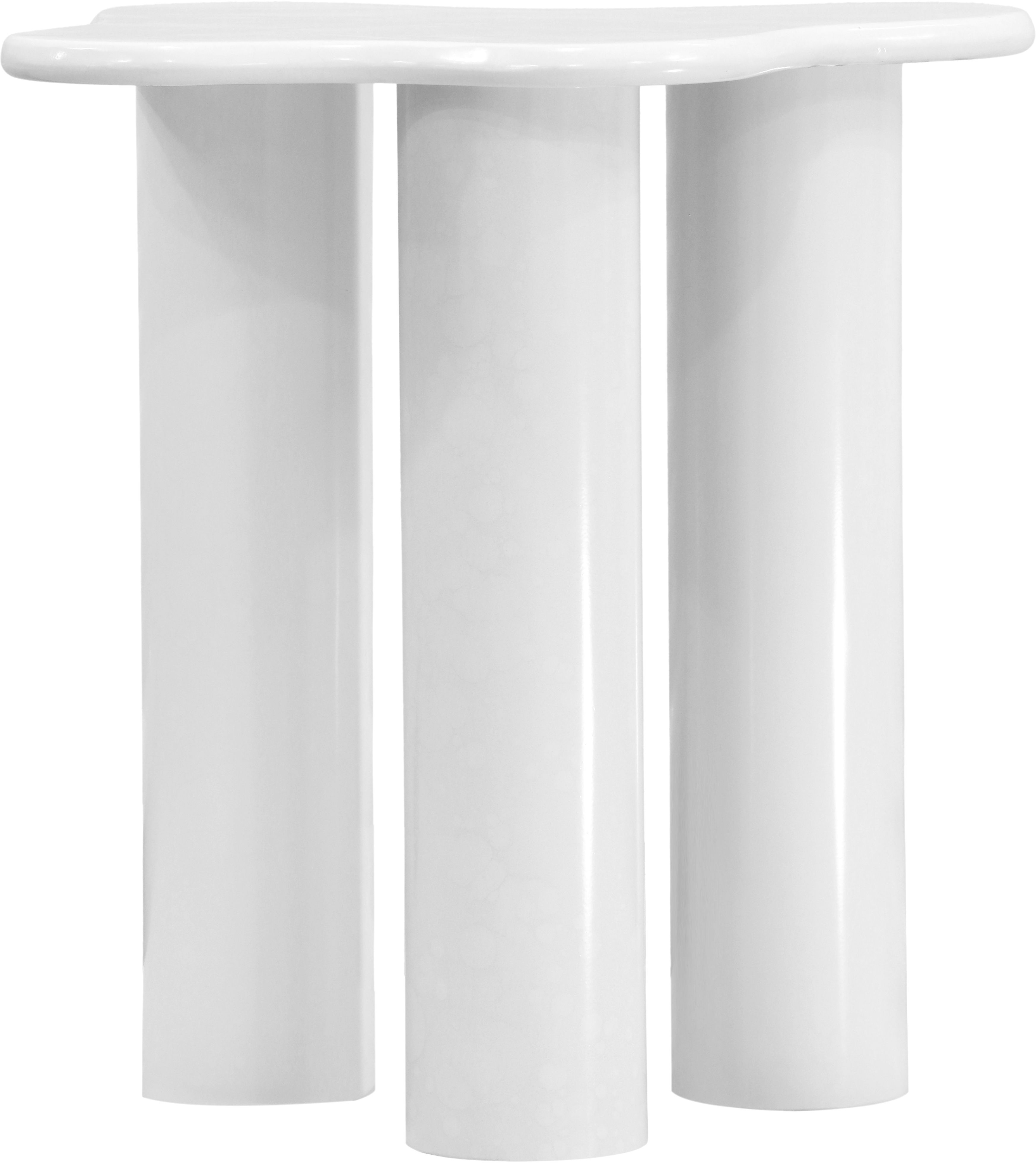 Romaine - End Table - White