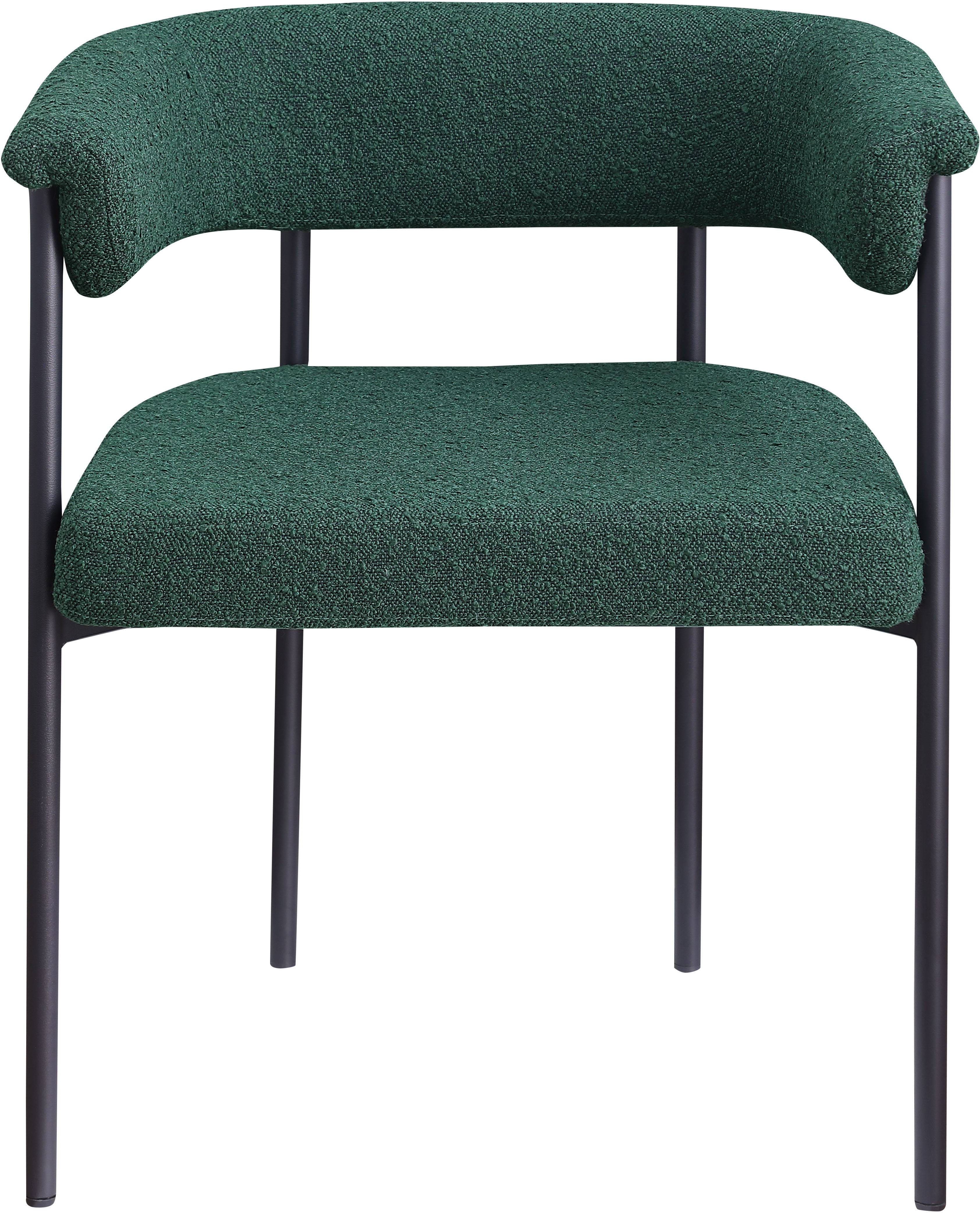 Malin - Boucle Dining Chair (Set of 2) - Green