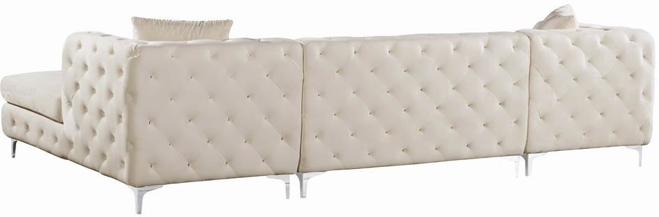 Gail - 3 Piece Sectional - Cream