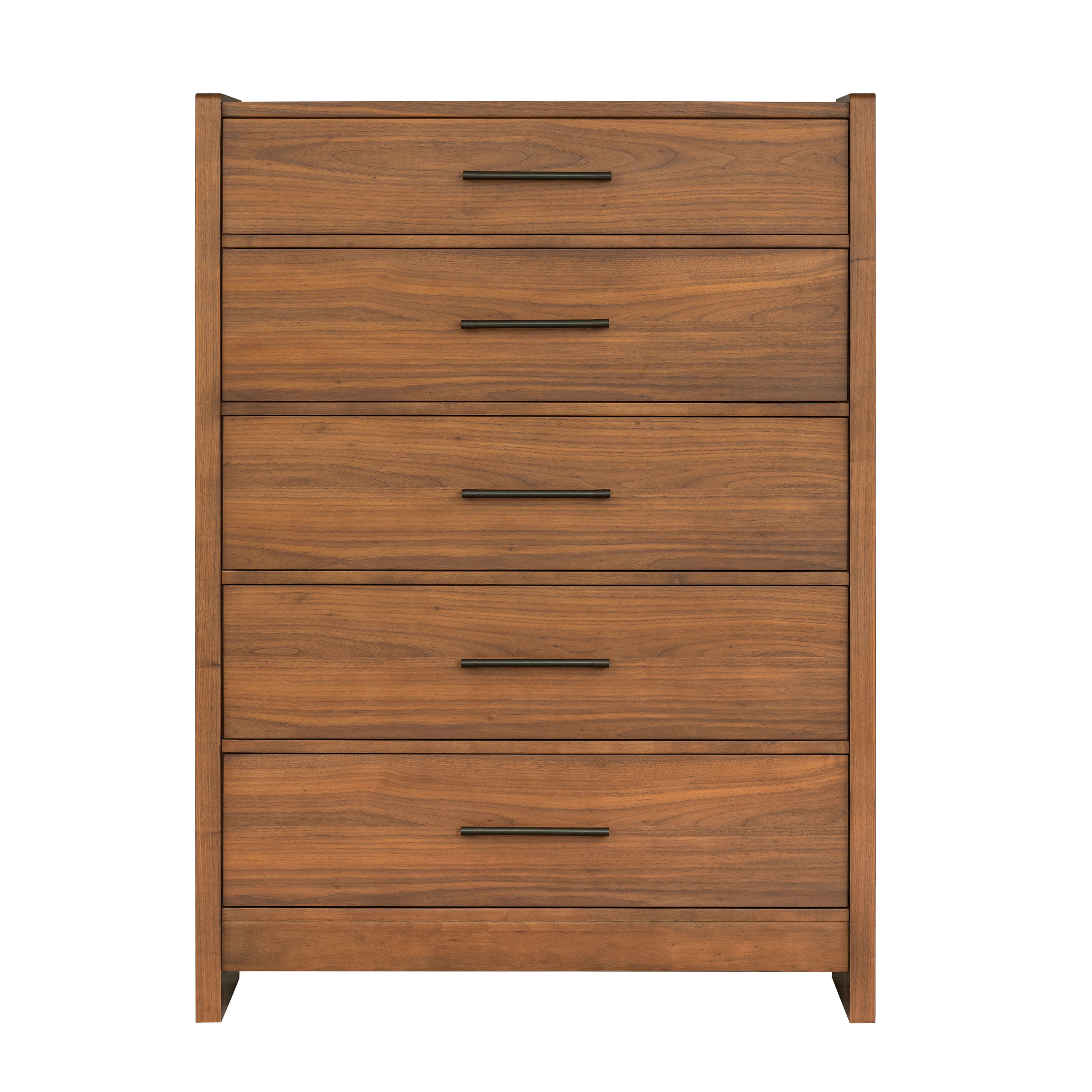 Lincoln - Drawer Chest - Warm Walnut, light brown, view 2