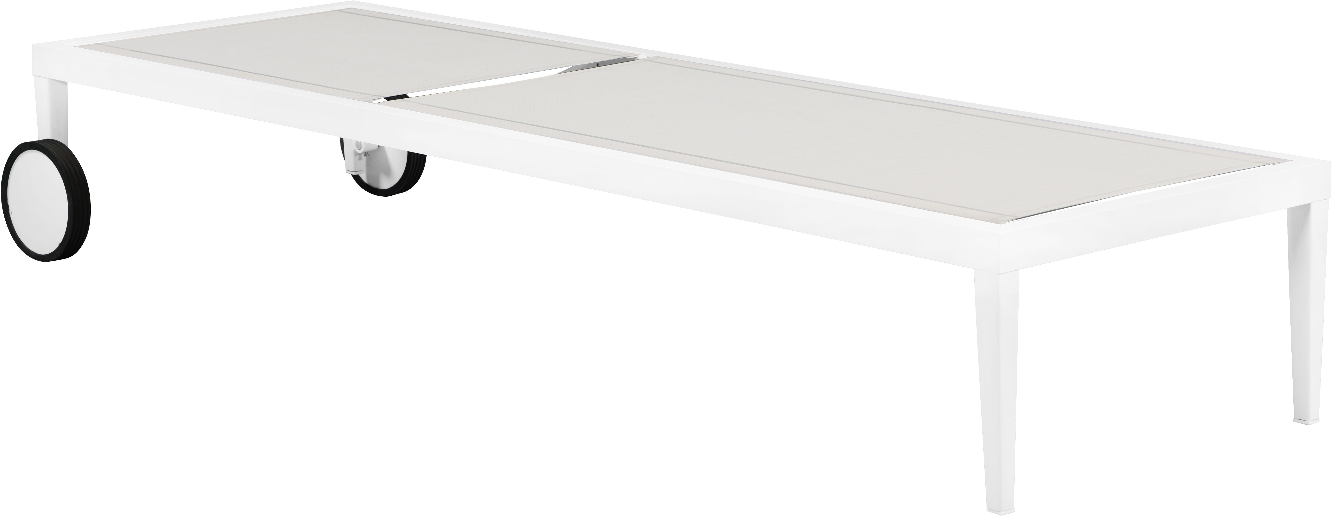 Nizuc - Outdoor Patio Chaise Lounge Chair - White