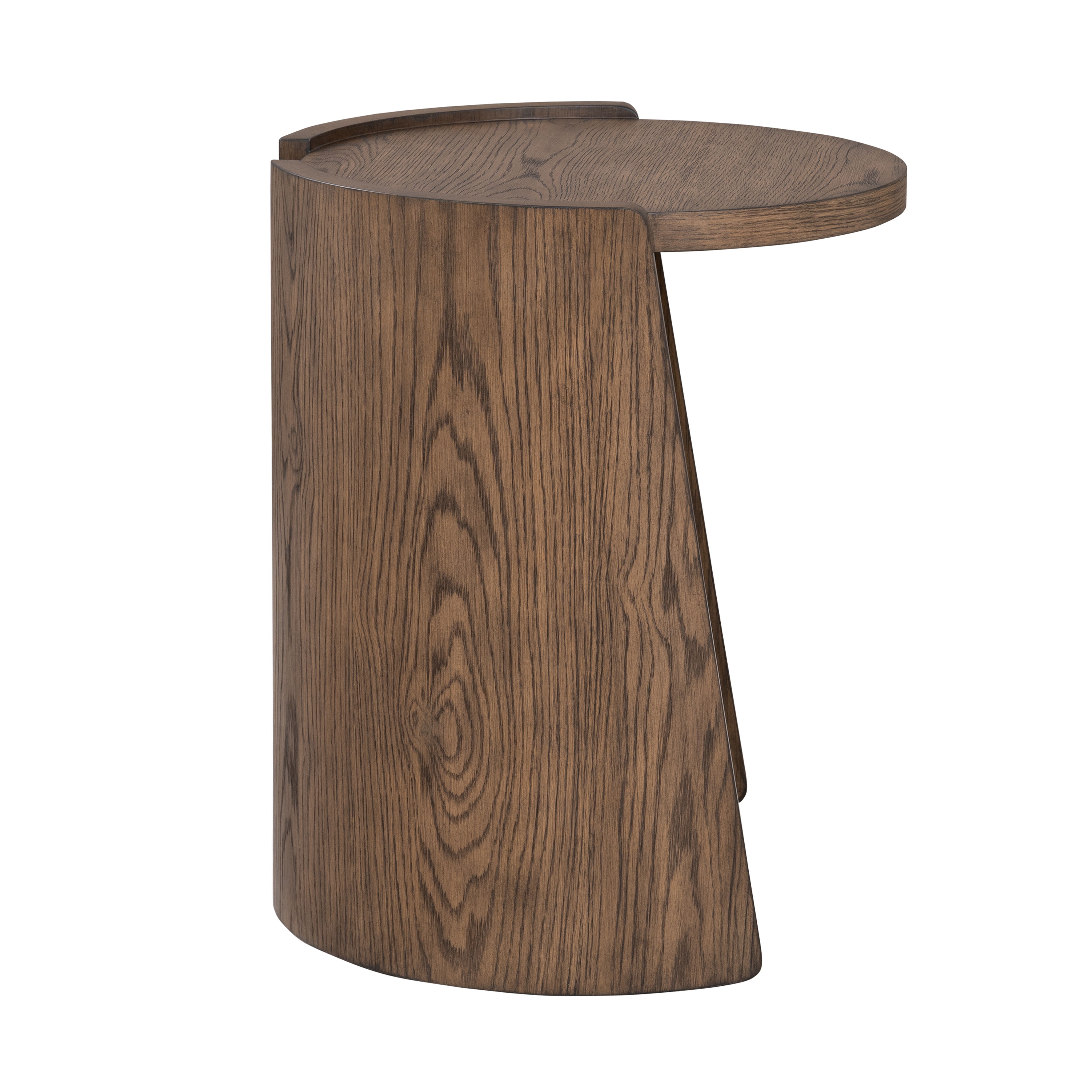 Lyra - End Table - Dark Brown / White, dark brown, view 2