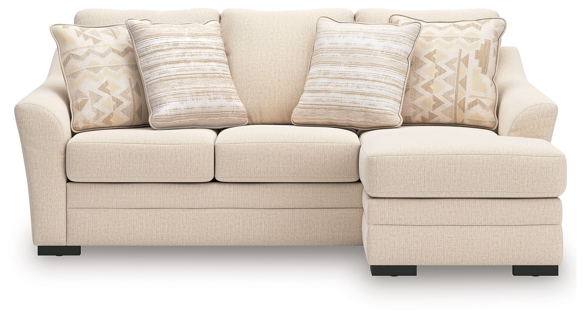 Ashley Furniture Lango - Queen Sofa Chaise Sleeper - Jute - Image 4