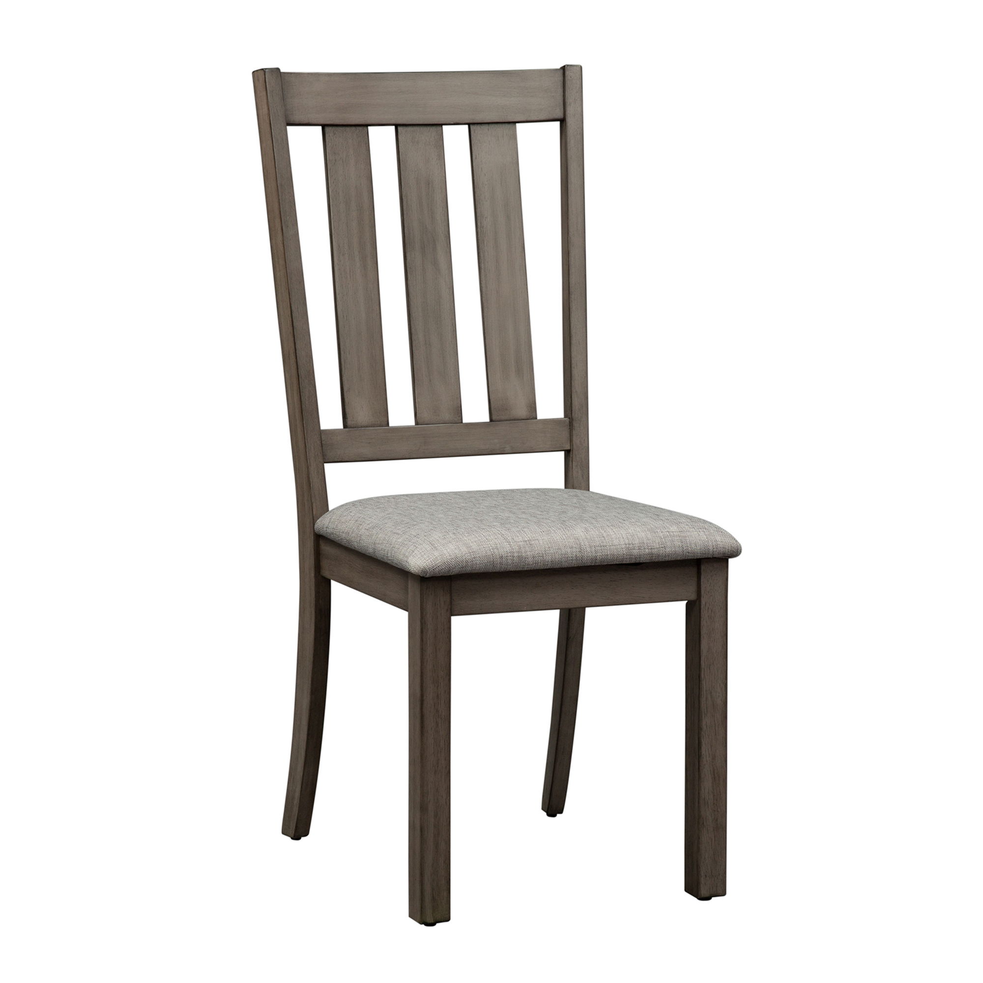 Liberty Furniture Tanners Creek - Slat Back Side Chair - Dark Gray