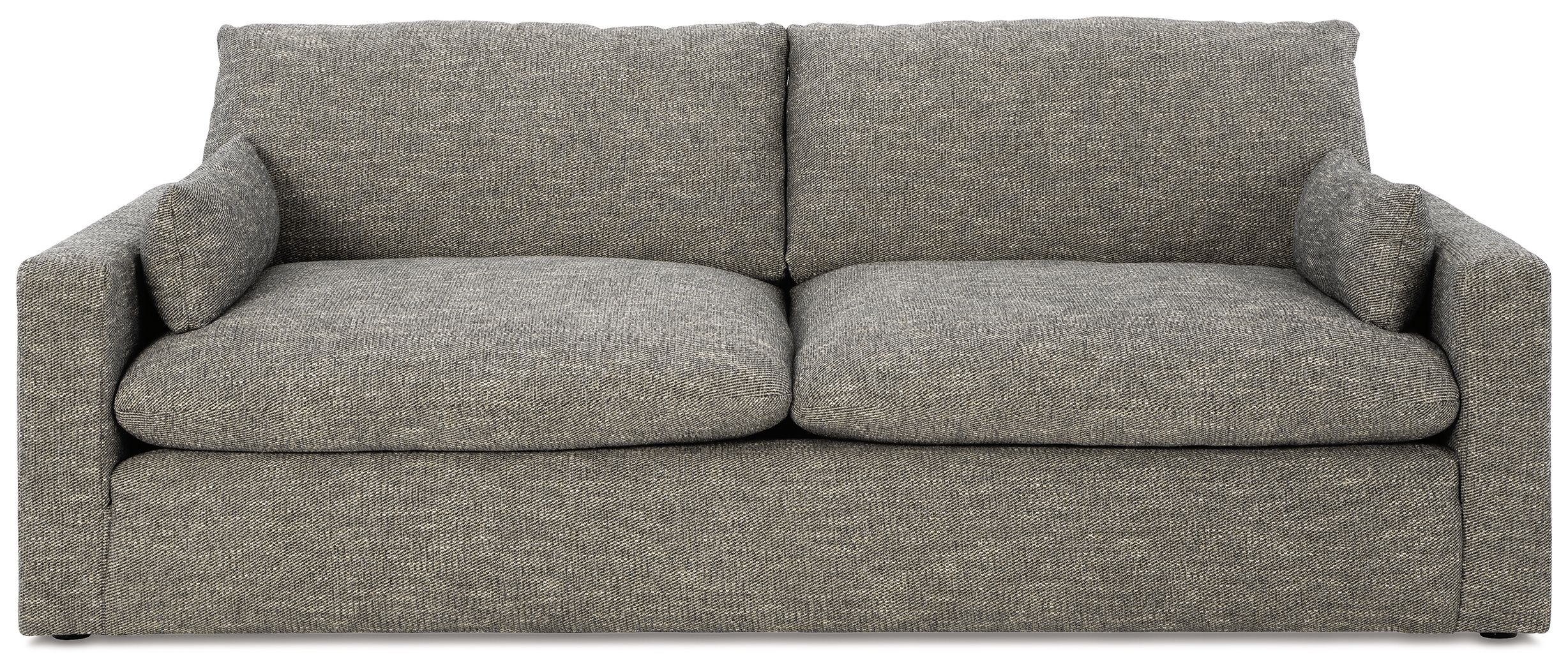 Ashley Furniture Dramatic - 4 Pc. - Sofa, Loveseat, Chair And A Half, Ottoman - Granite - Image 12