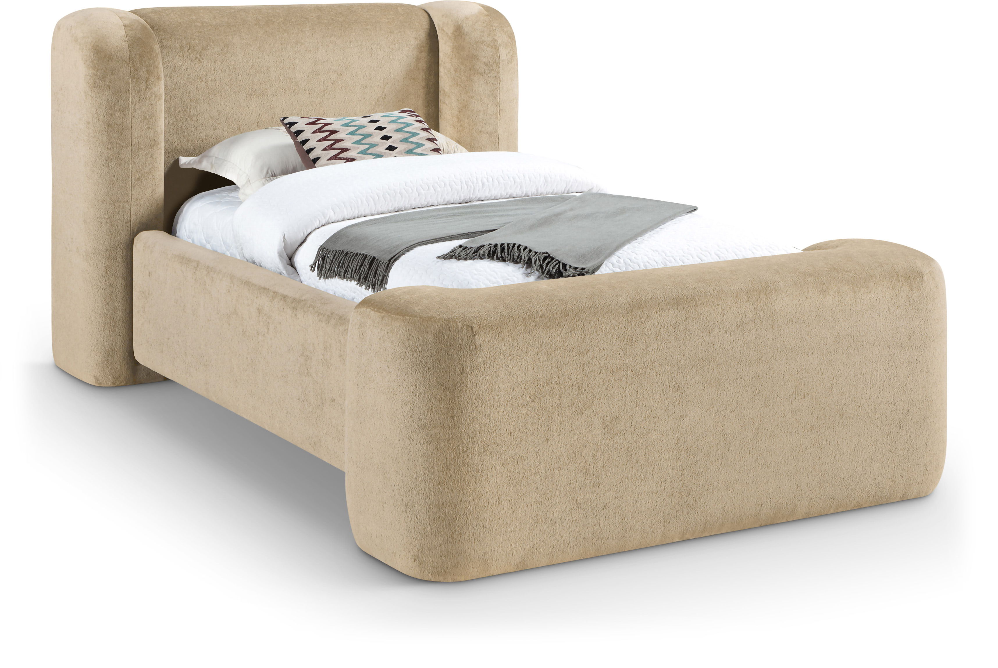 Modena - Twin Bed - Beige