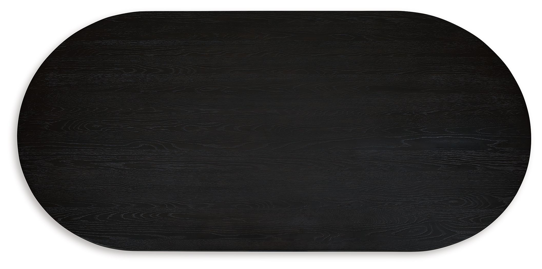 Ashley Furniture Rowanbeck - Oval Dining Room Table - Black - Image 5