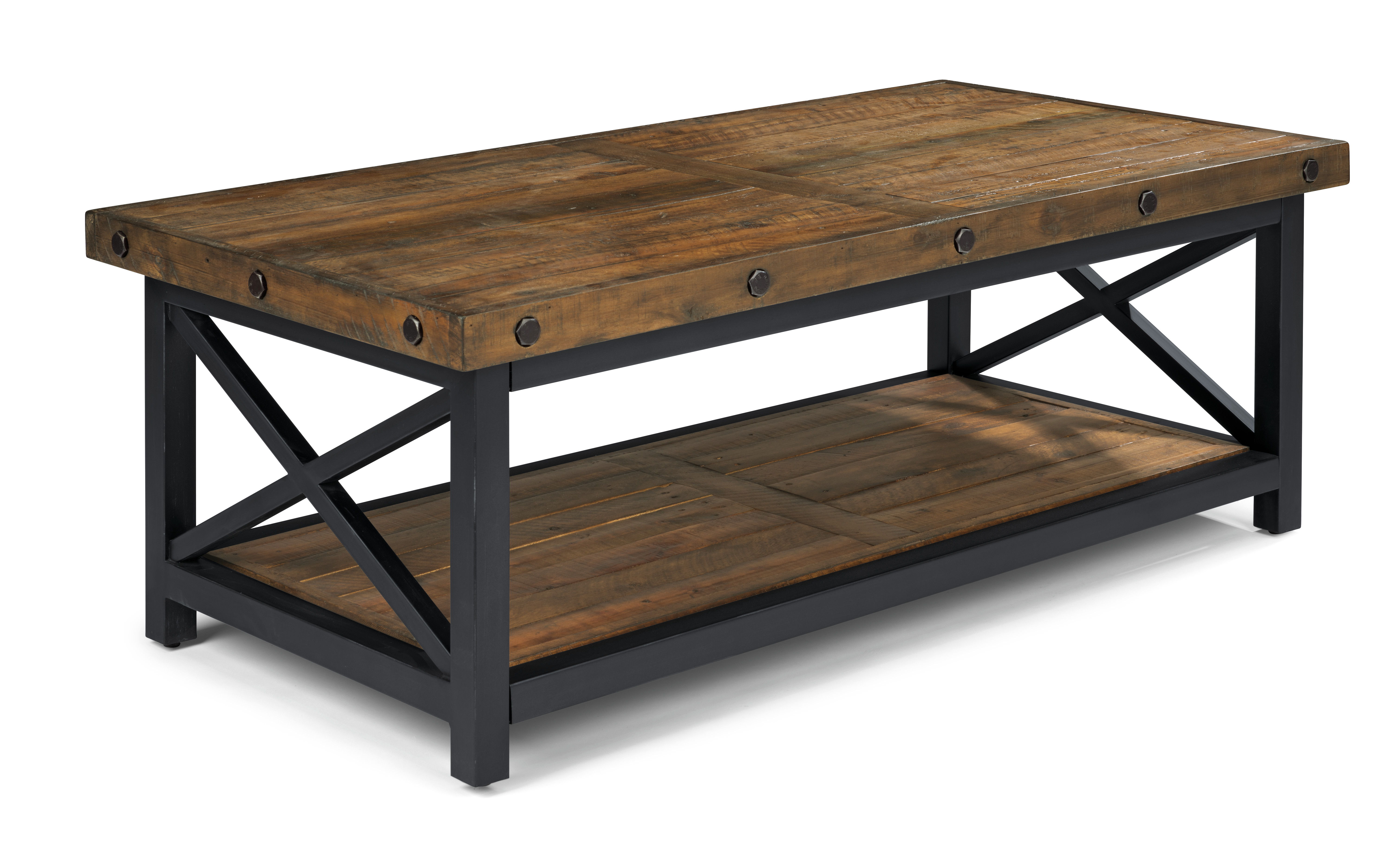 Carpenter - Rectangular Coffee Table - Dark Brown, dark brown