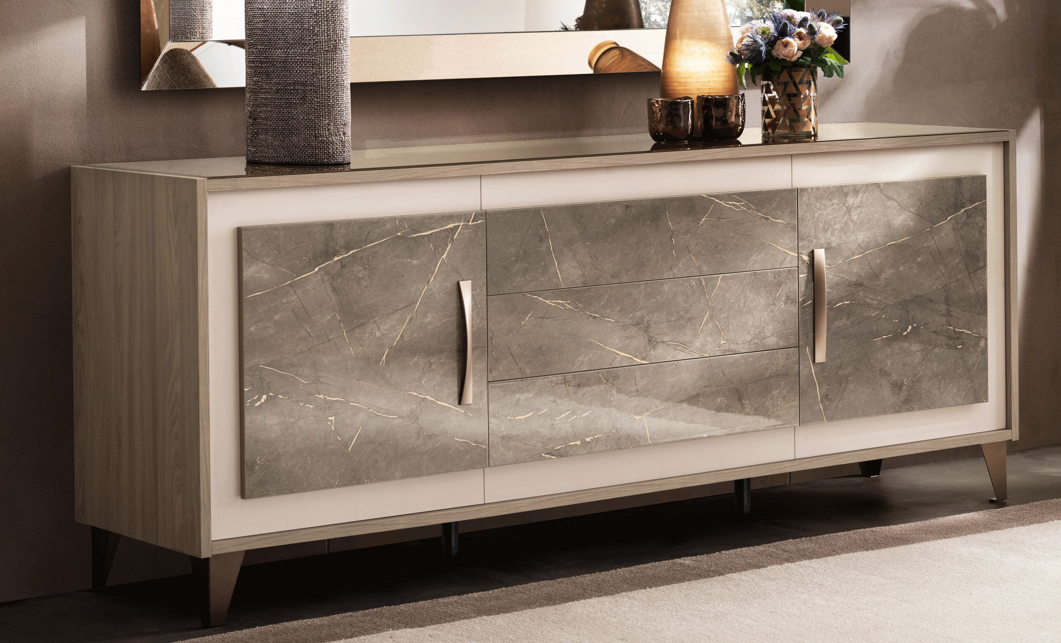 ArredoAmbra - Large Buffet - Light Brown