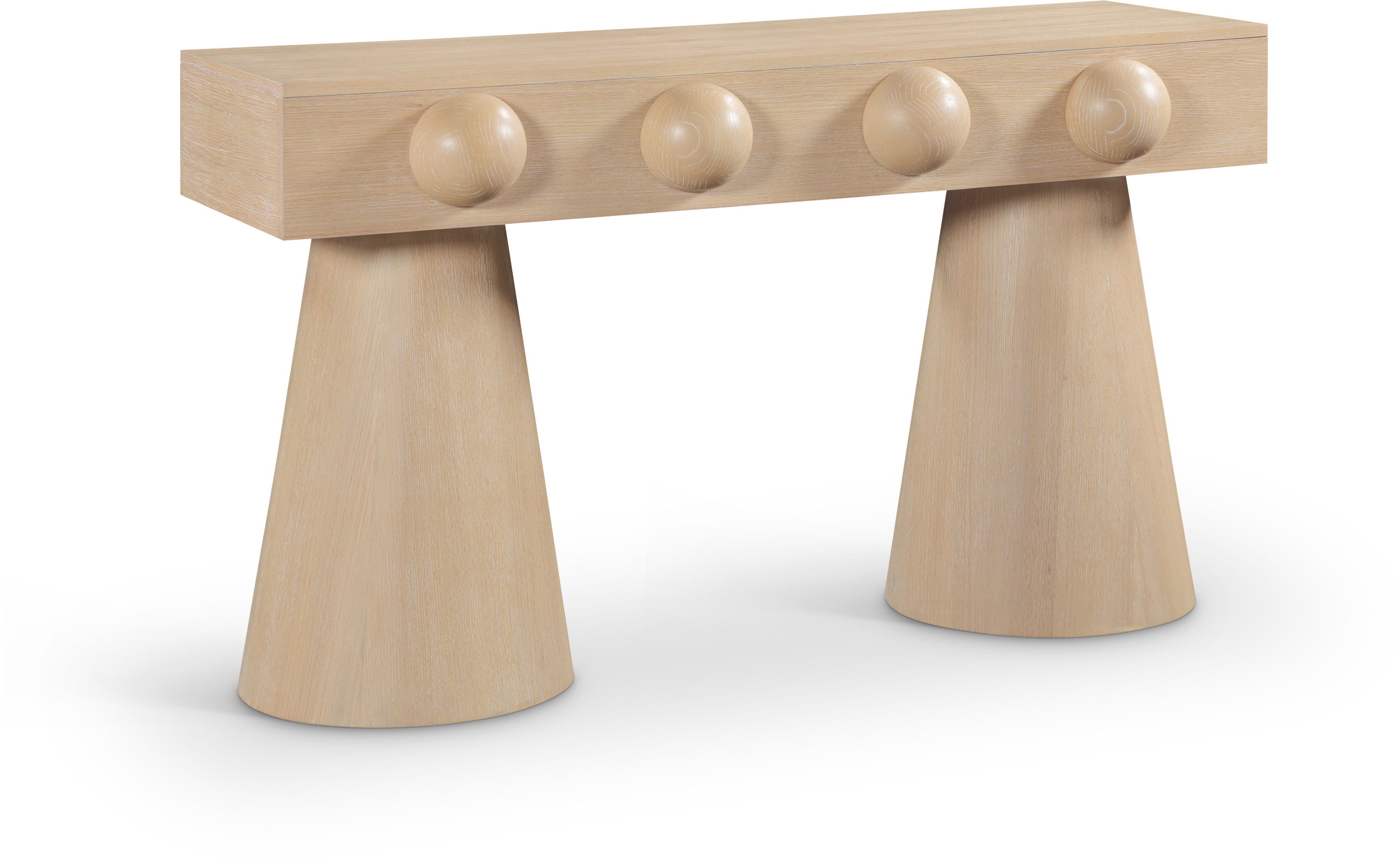Bracciano - Oak Veneer Console Table - Natural