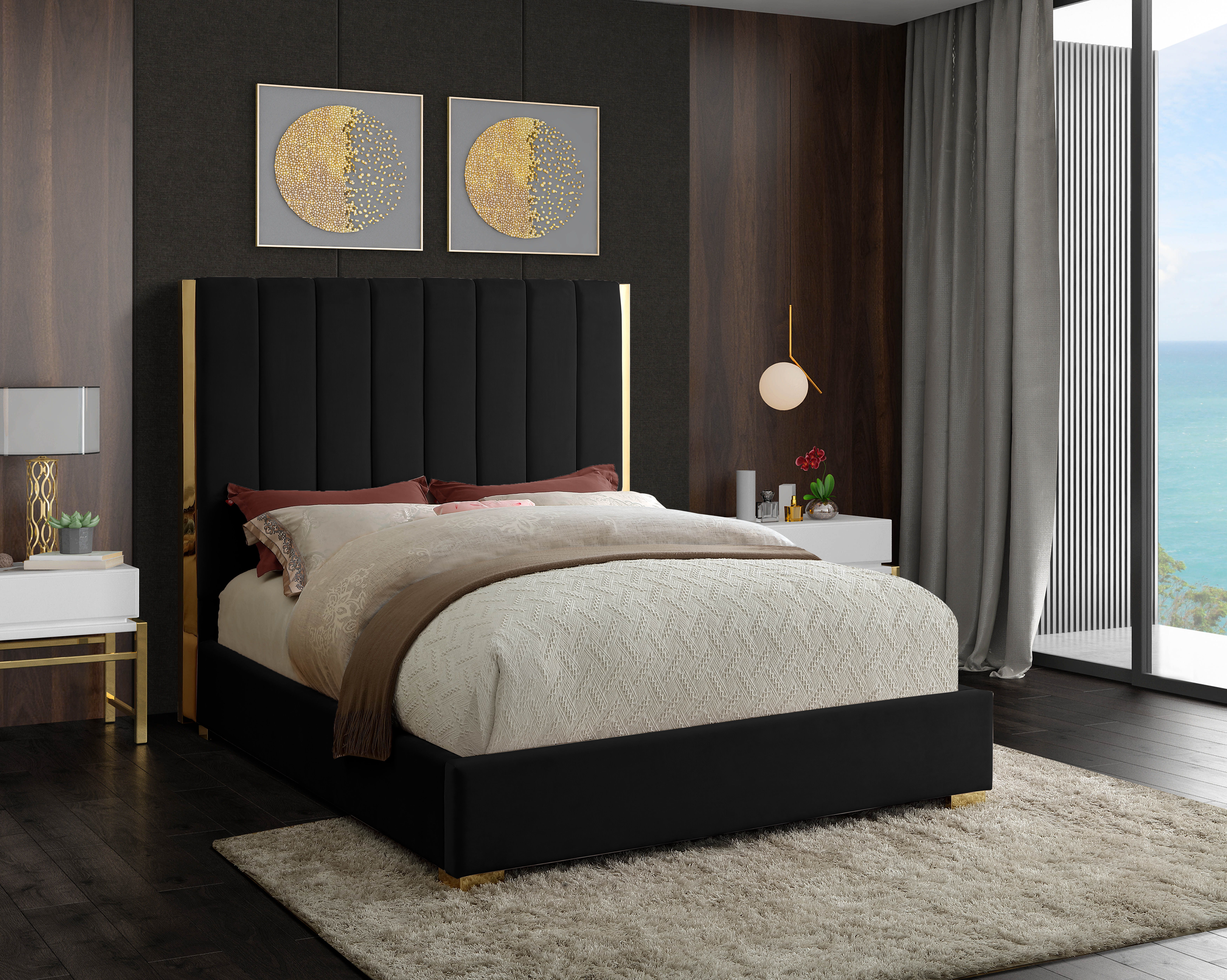 Becca - Full Bed - Black