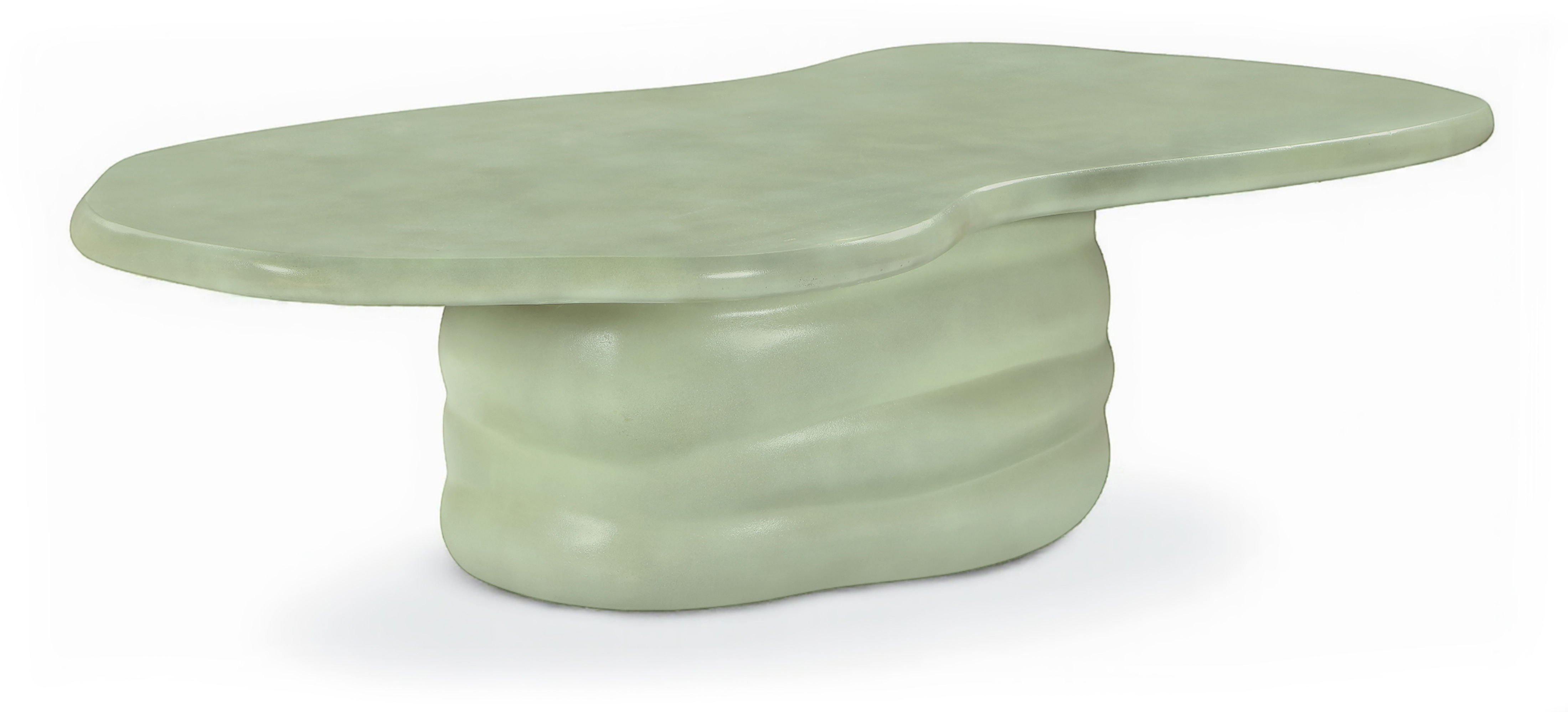 Branna - Concrete Coffee Table - Green