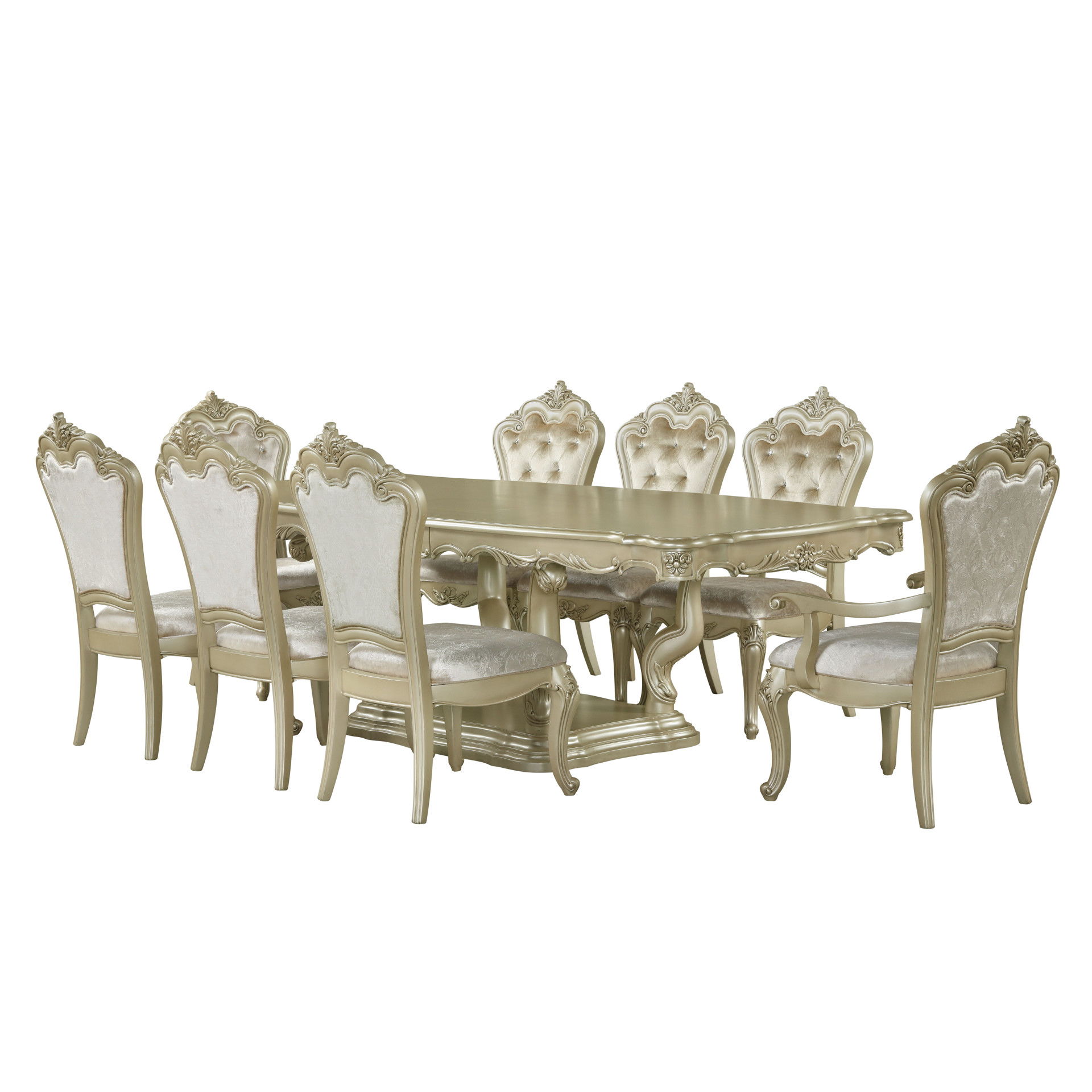 Monique - Side Chair (Set of 2) - Champagne, beige, view 6