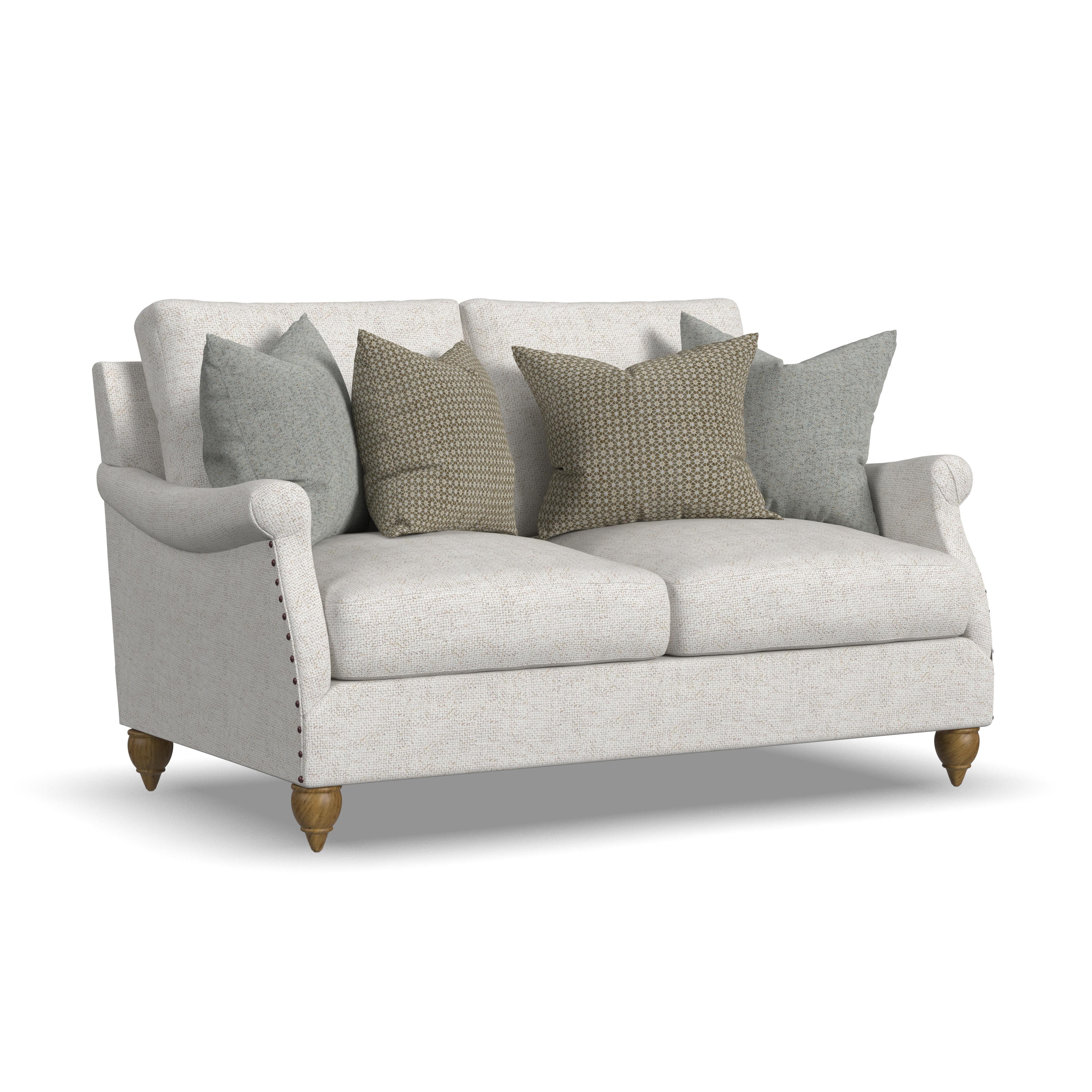 Veda - 60" Loveseat, gray, view 3