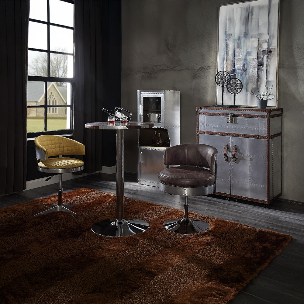 Brancaster - 57" Cabinet - Aluminum, silver, view 5