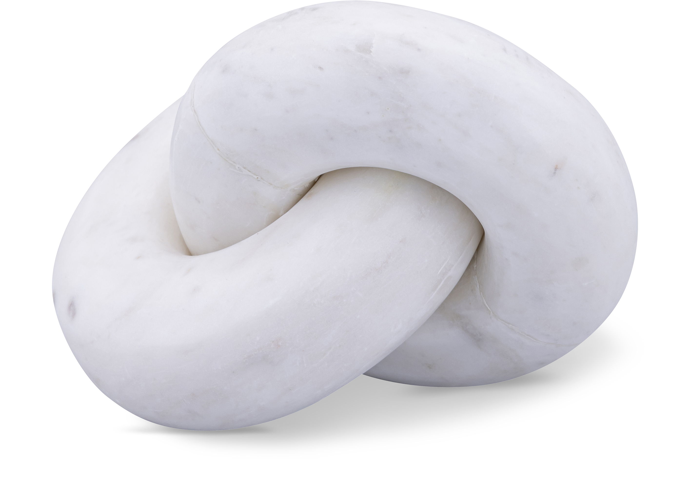 Knot - Marble Decorative - White