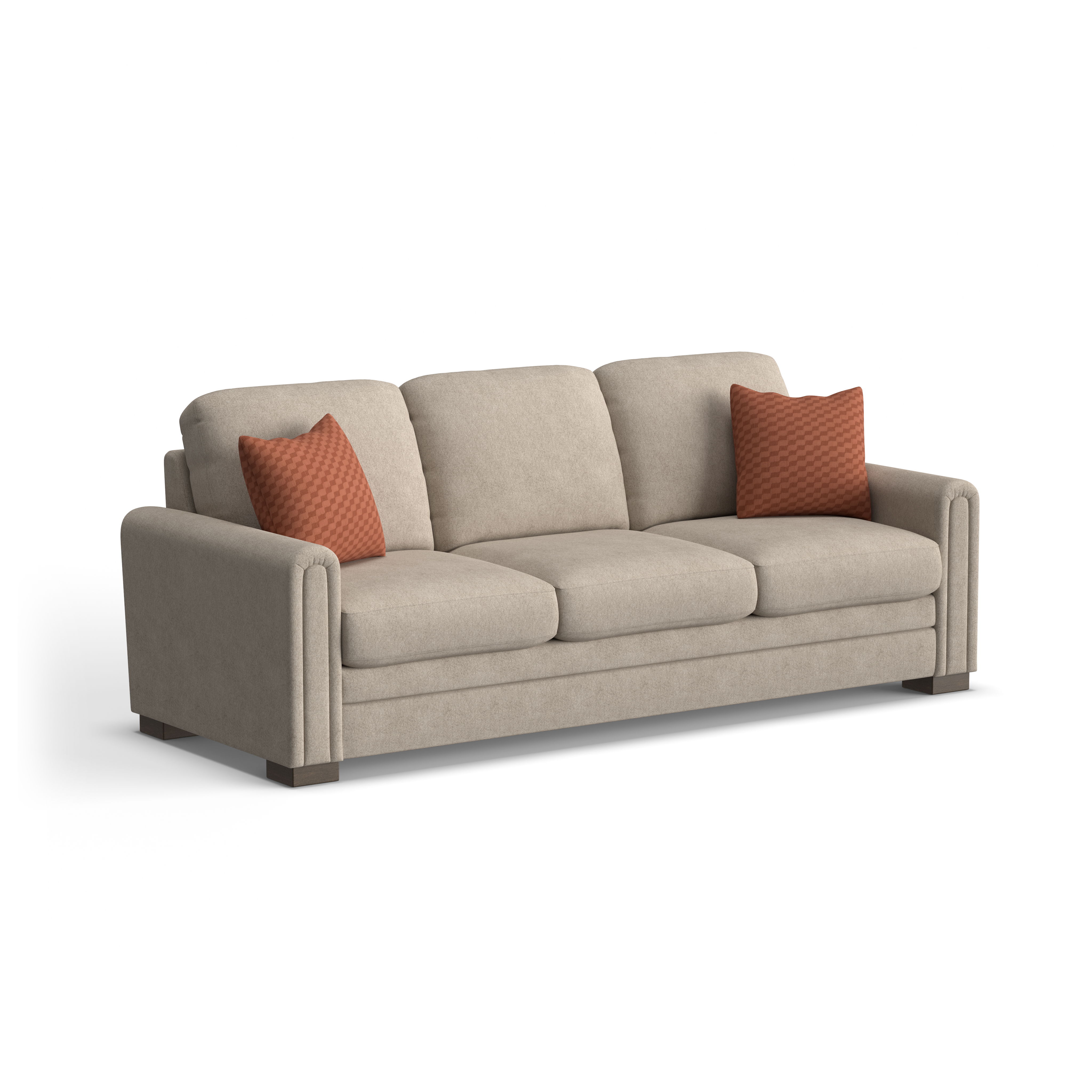Rudy - Sofa For Living Room, light brown, view 3