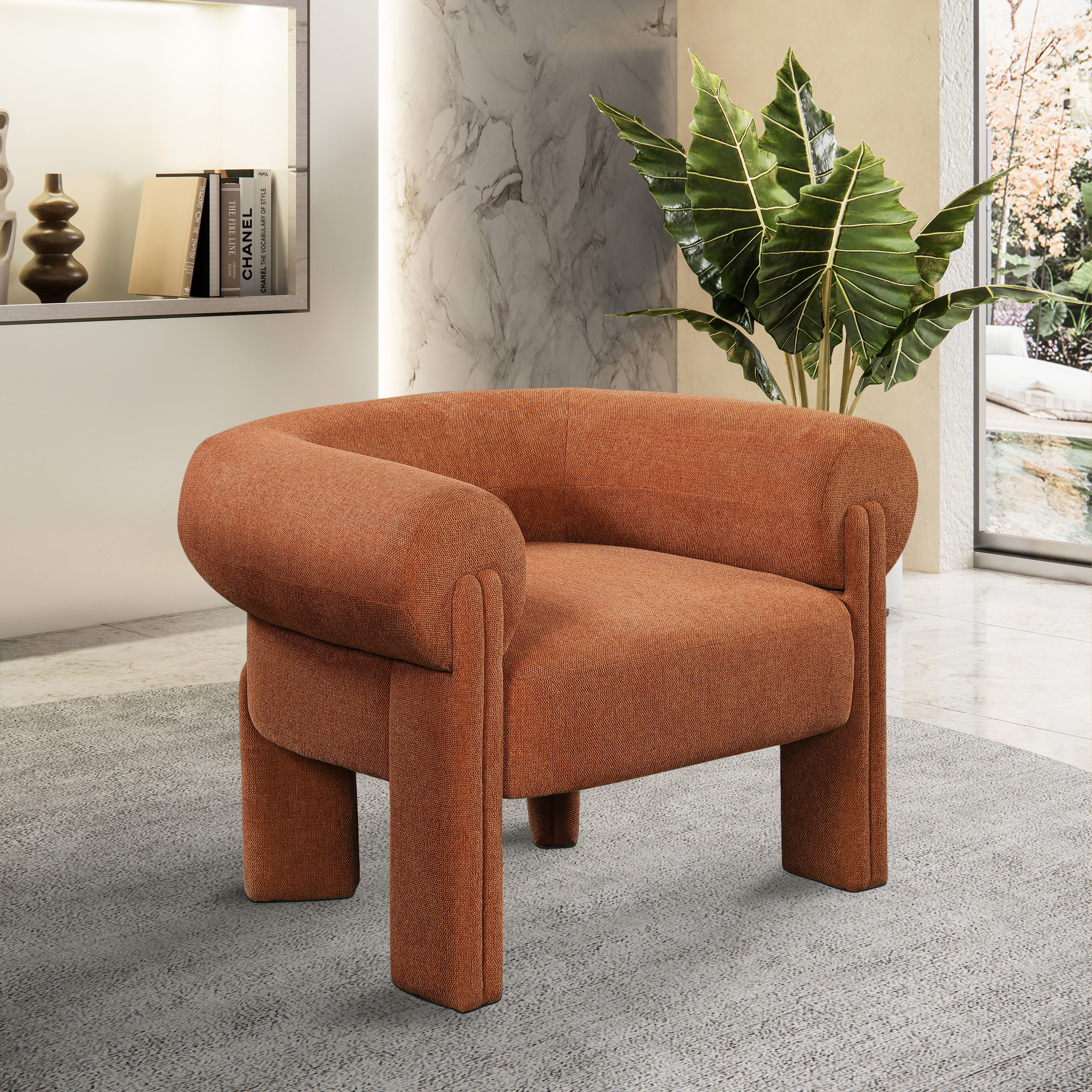 Stefano - Accent Chair - Cognac