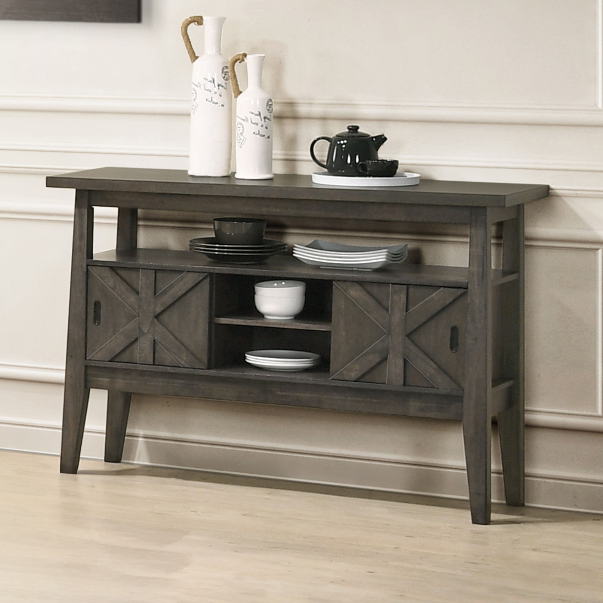 Gulliver - Server - Rustic Brown, dark brown, view 6