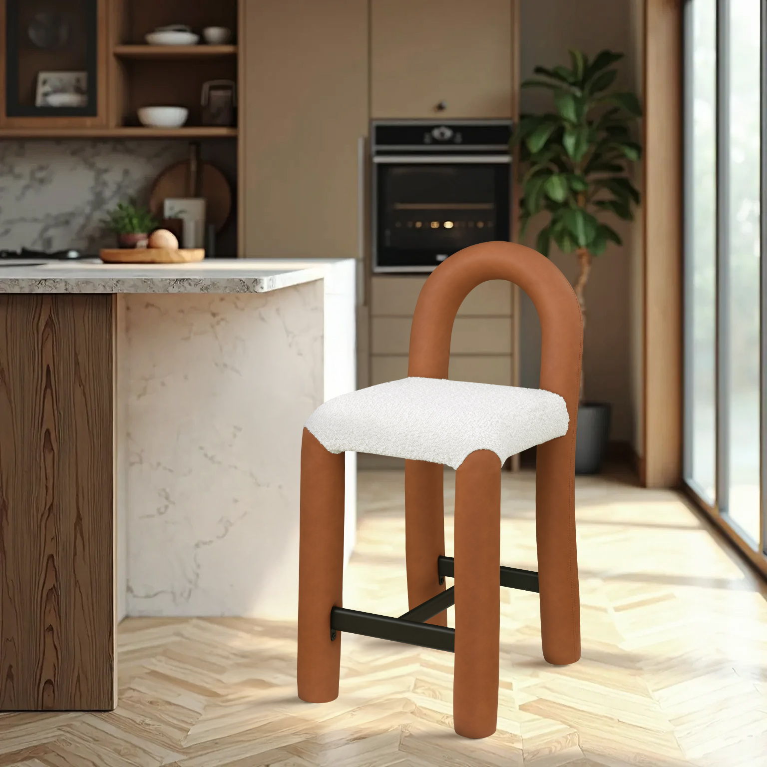 Amari - Stool - Cognac
