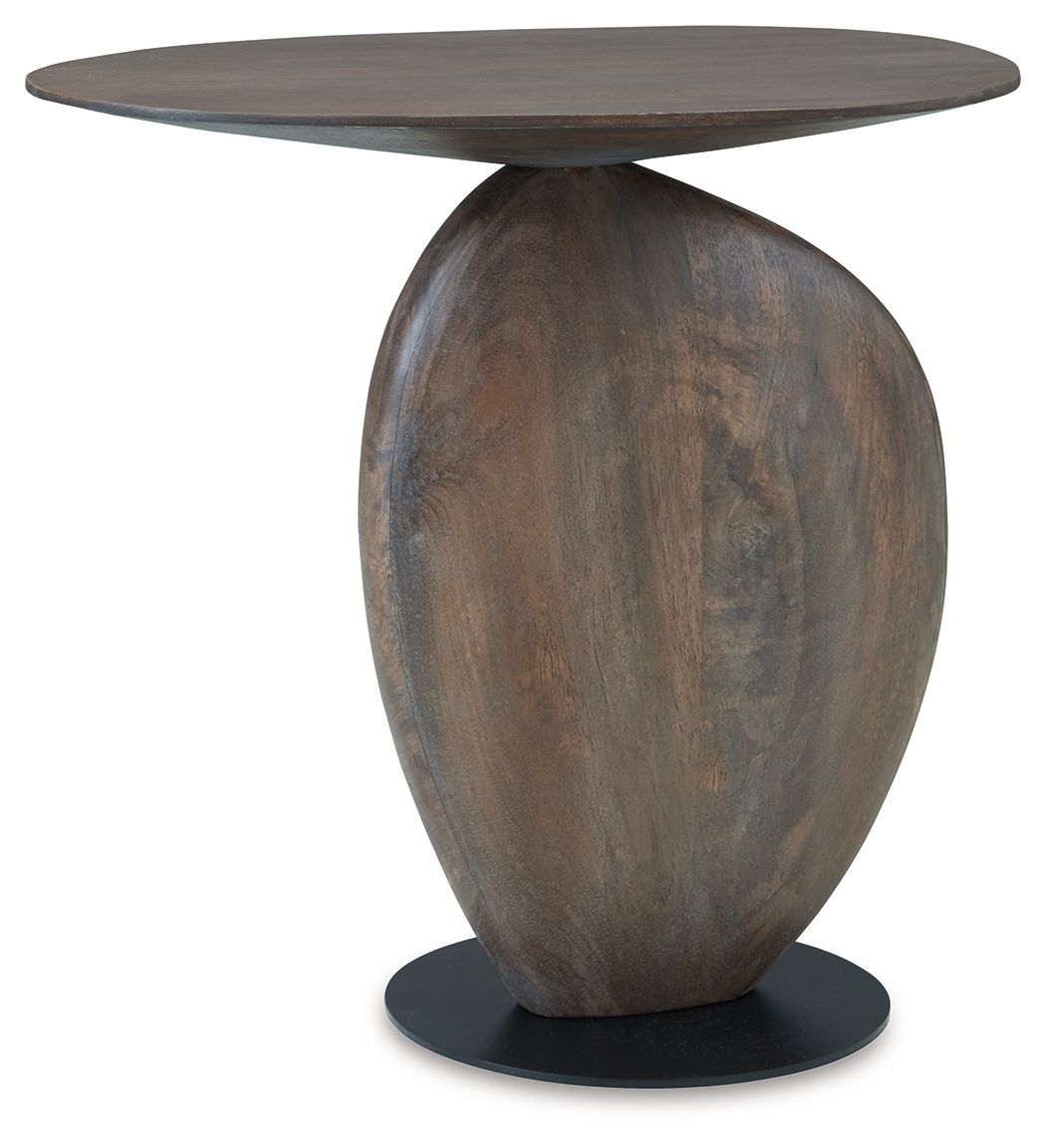 Ashley Furniture Cormmet - Accent Table - Brown / Black - Image 4