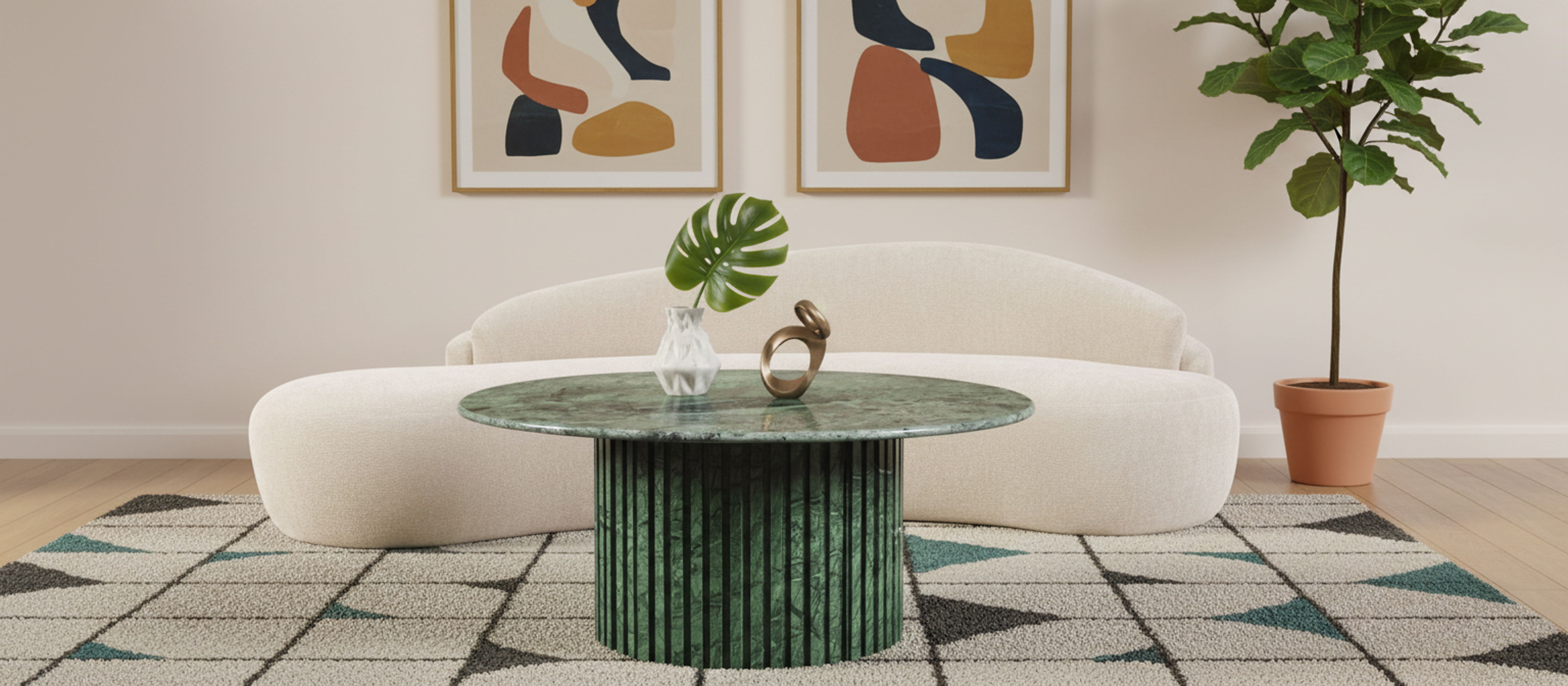 Genoa - Coffee Table - Green