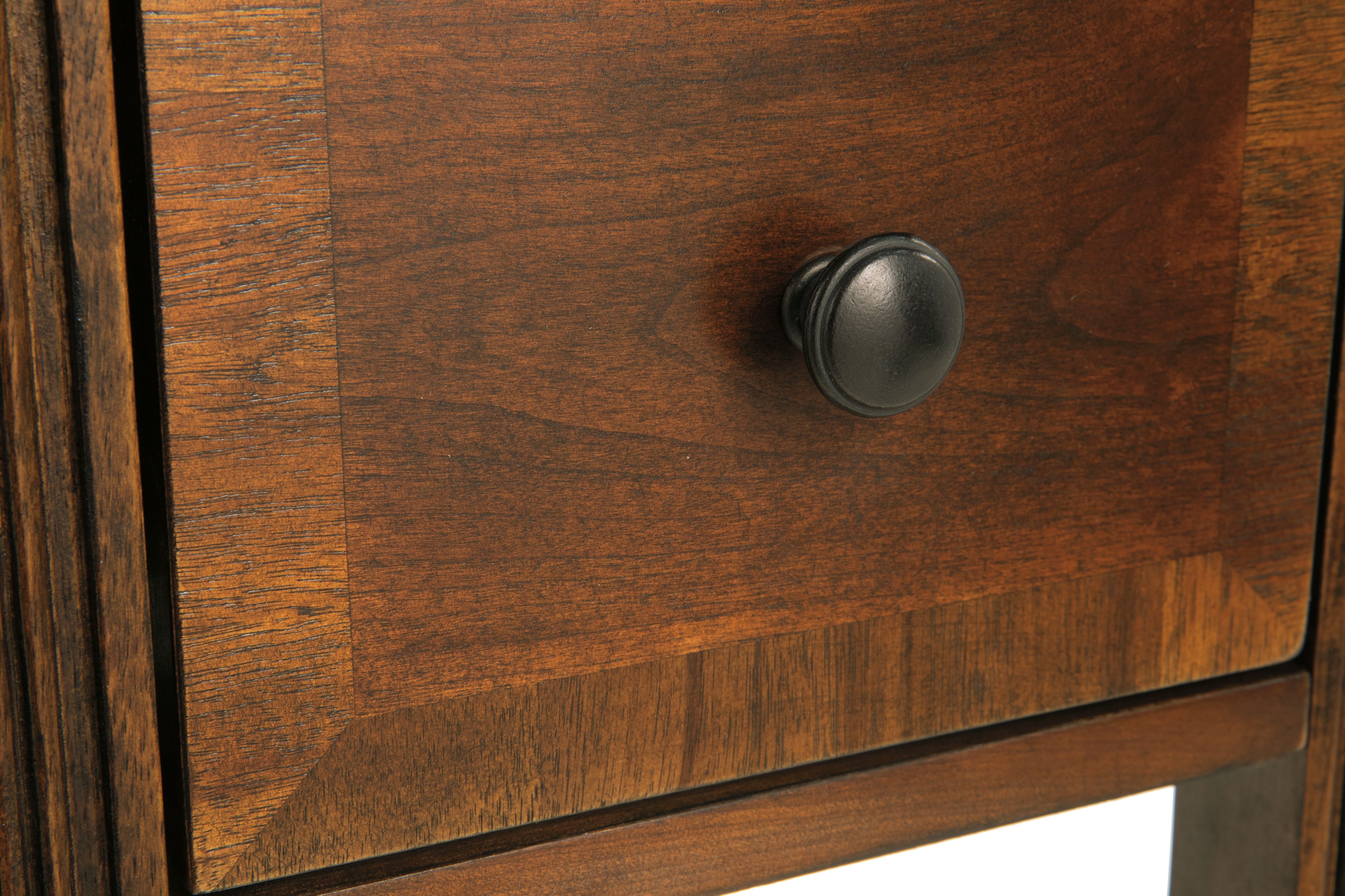Ashley Furniture Breegin - Chair Side End Table - Removable Tray - Brown - Image 9