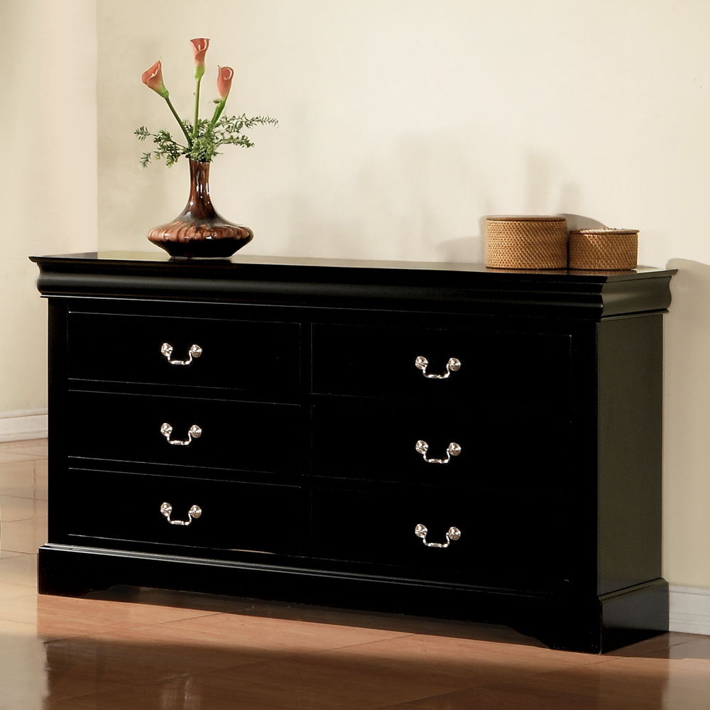 Louis Philippe III - Dresser - Black, black