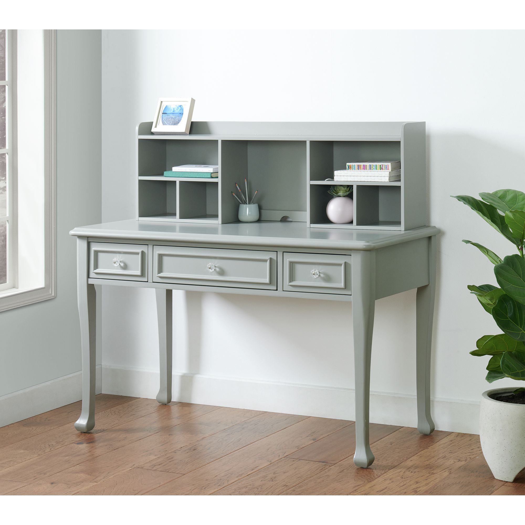 Jesse Desk With Hutch Grey New Lots Furniture Online Store