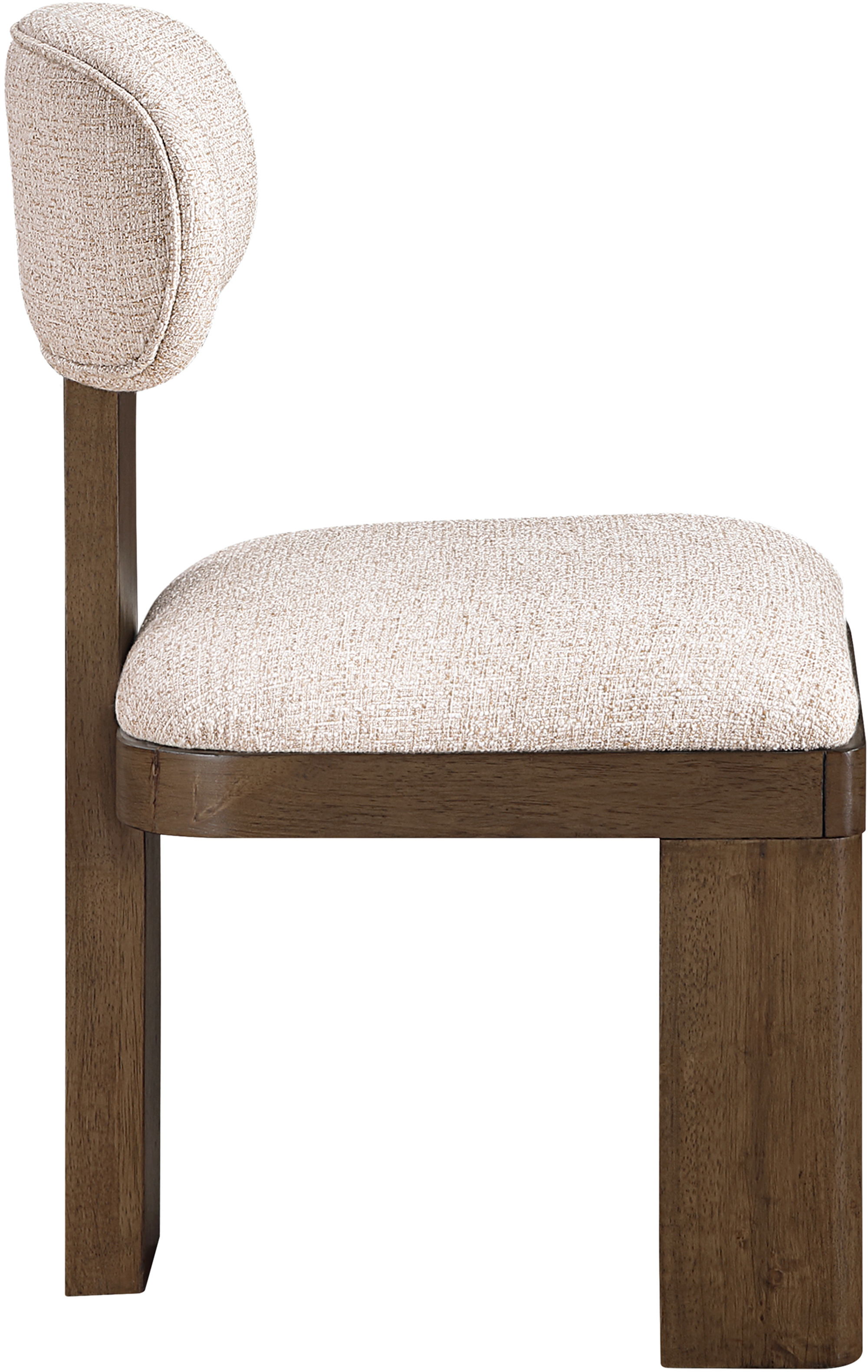Timbra - Linen Textured Upholstered Dining Chair (Set of 2) - Beige