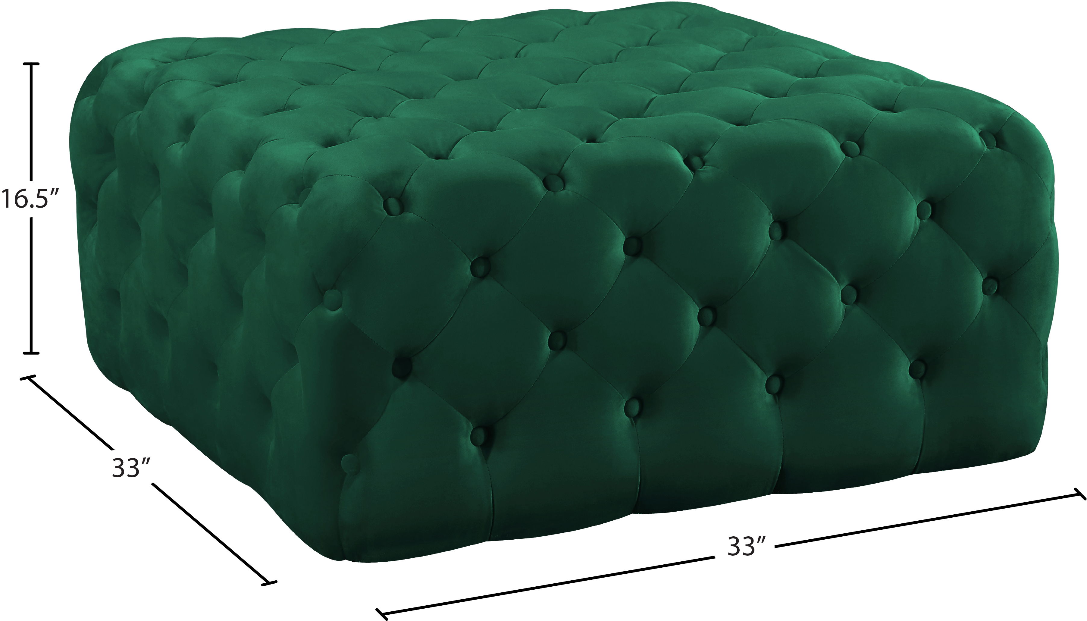 Ariel - Ottoman / Bench - Green