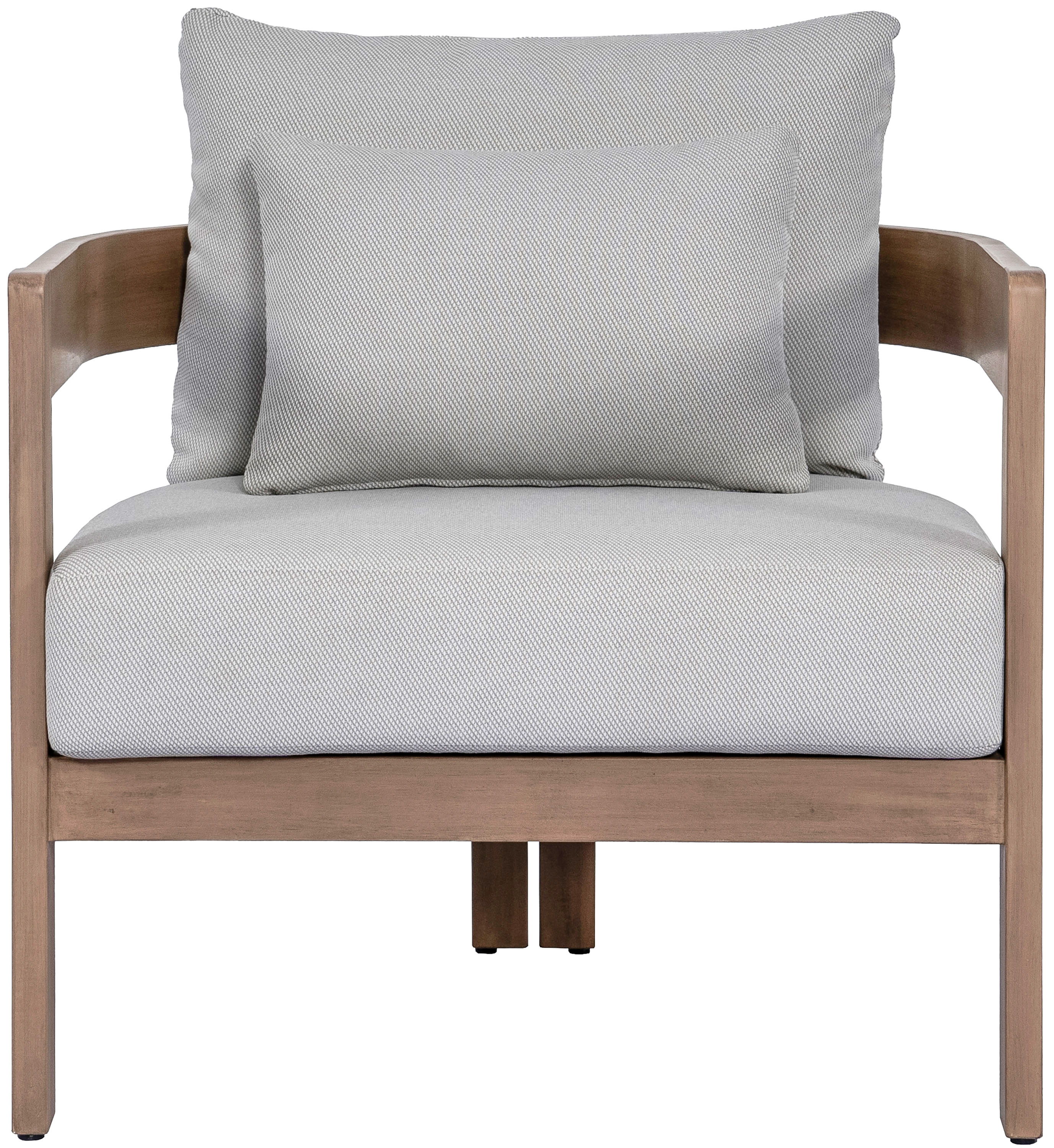 Newport - Water Resistant Fabric Upholstered Outdoor Patio Chair - Gray