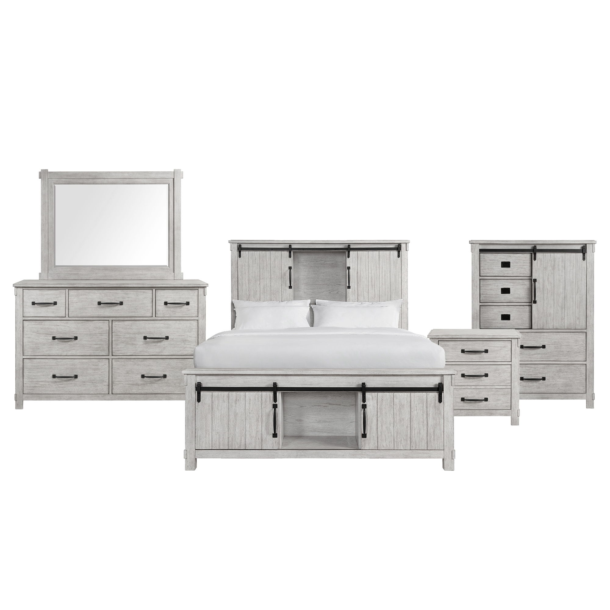 Queen · 5 Pc · Bedroom Set