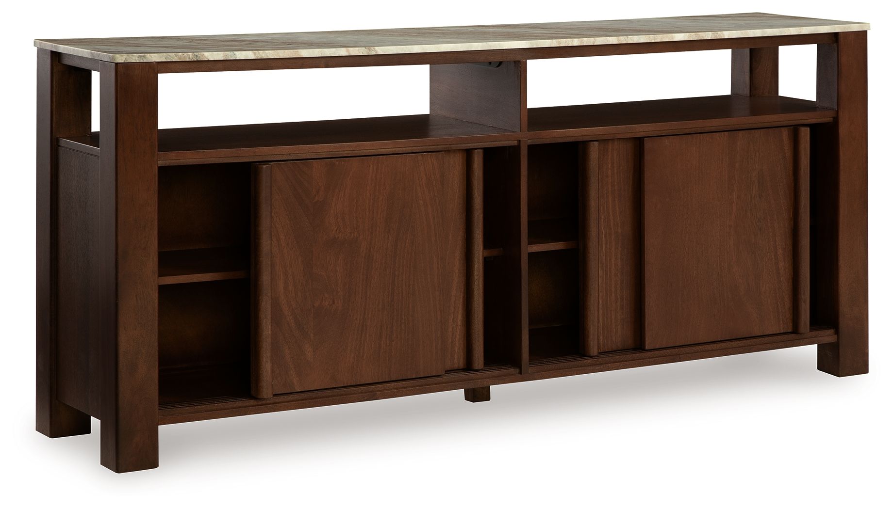 Ashley Furniture Tobinville - Accent Cabinet - Dark Brown - Image 3