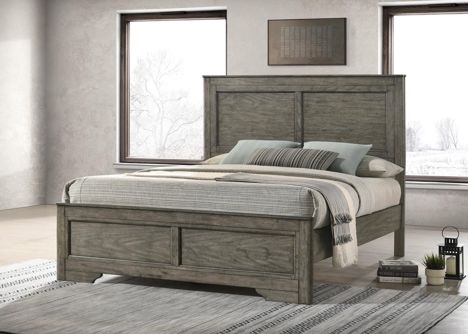 B316 - King Bed - Antique Gray
