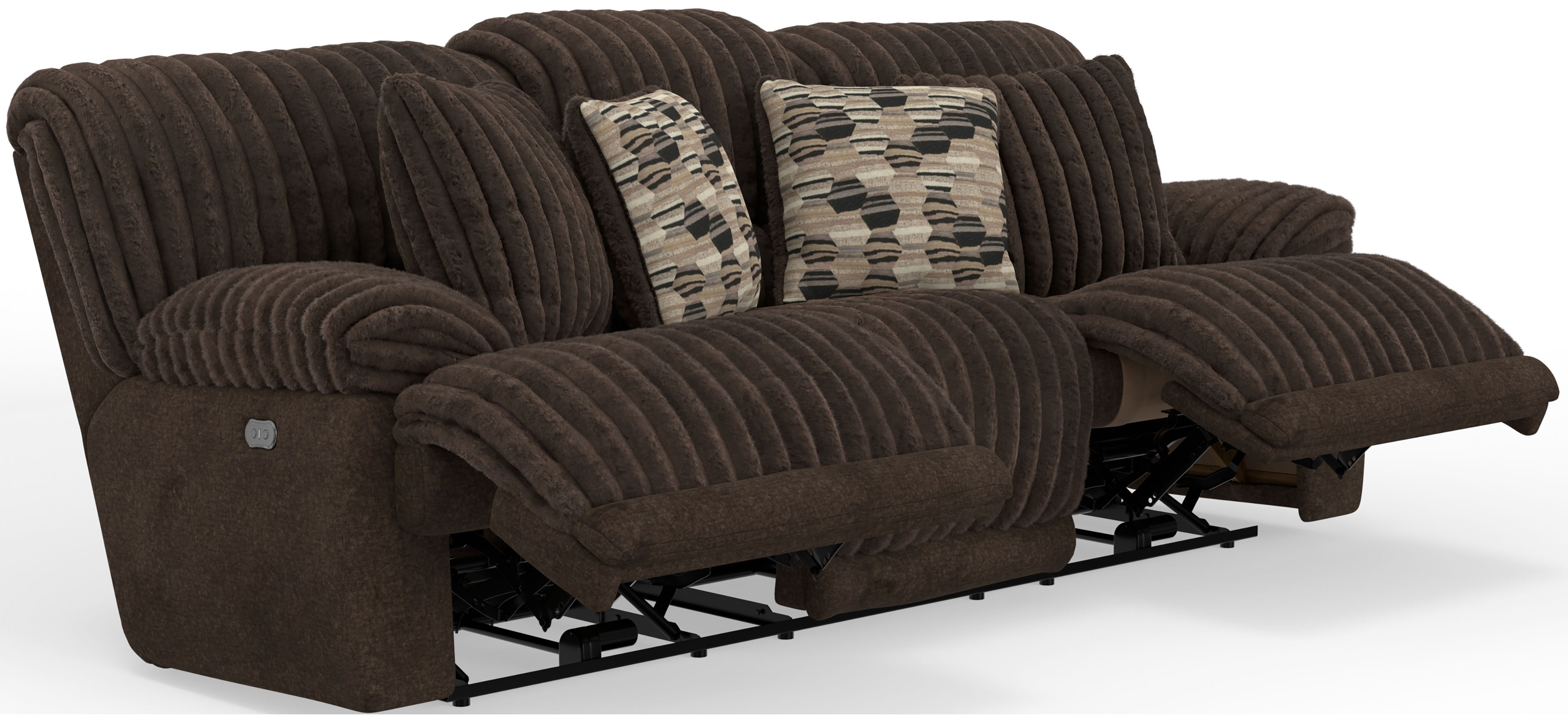 Hollifield - Power Reclining Sofa - Chocolate