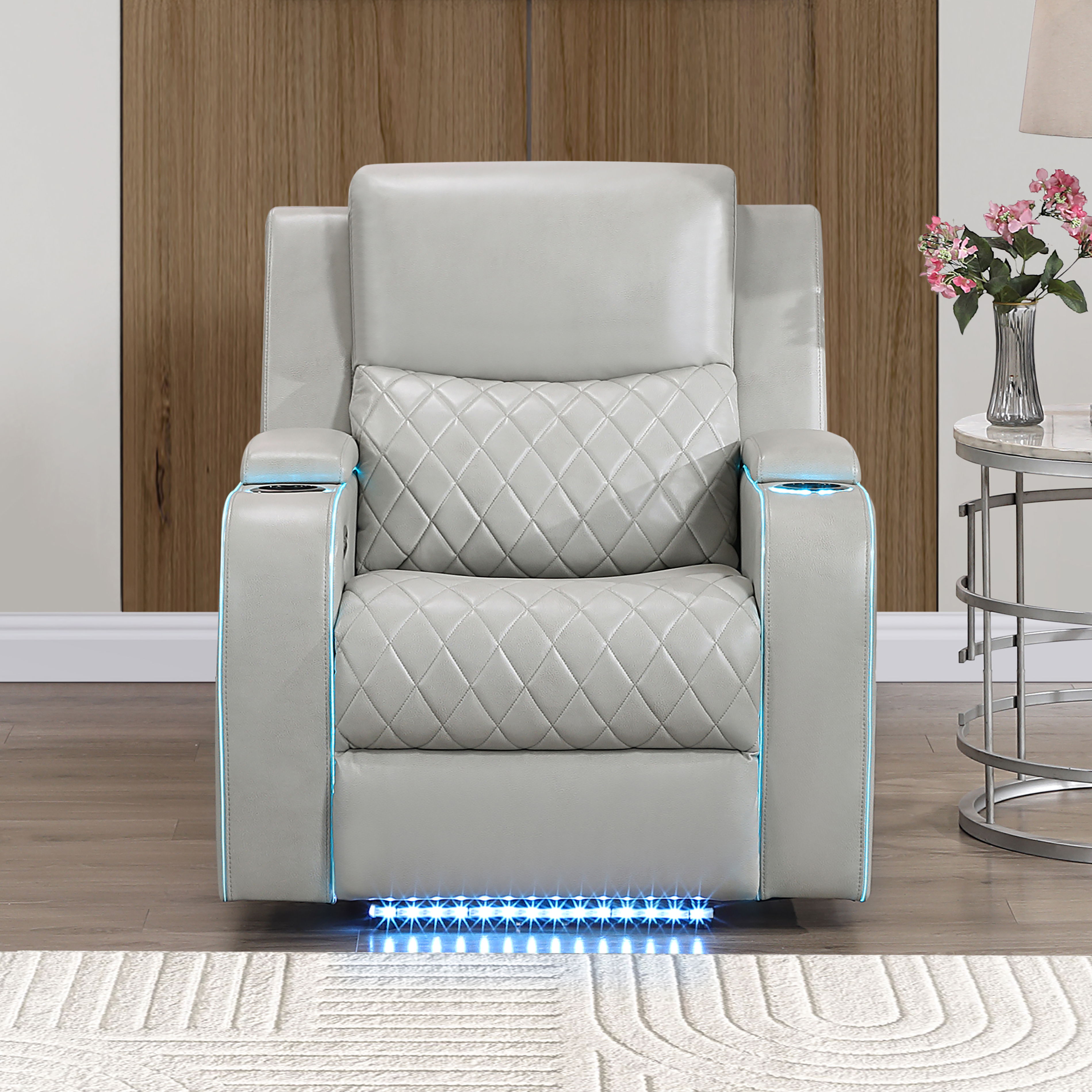 Luna - Power Recliner - Ice