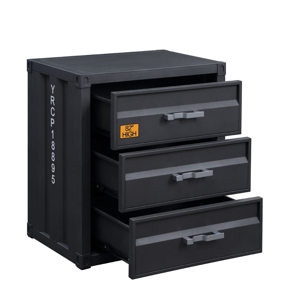 Cargo - Chest With 3 Drawers - Gunmetal, dark gray, view 6