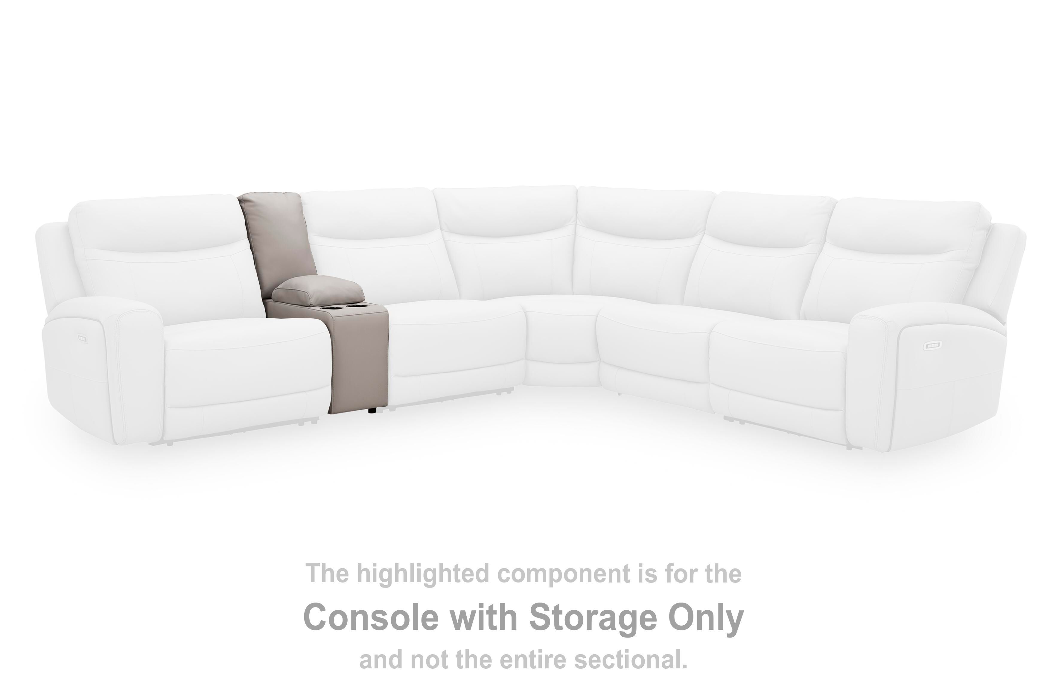 Gravier - Console With Storage - Gray