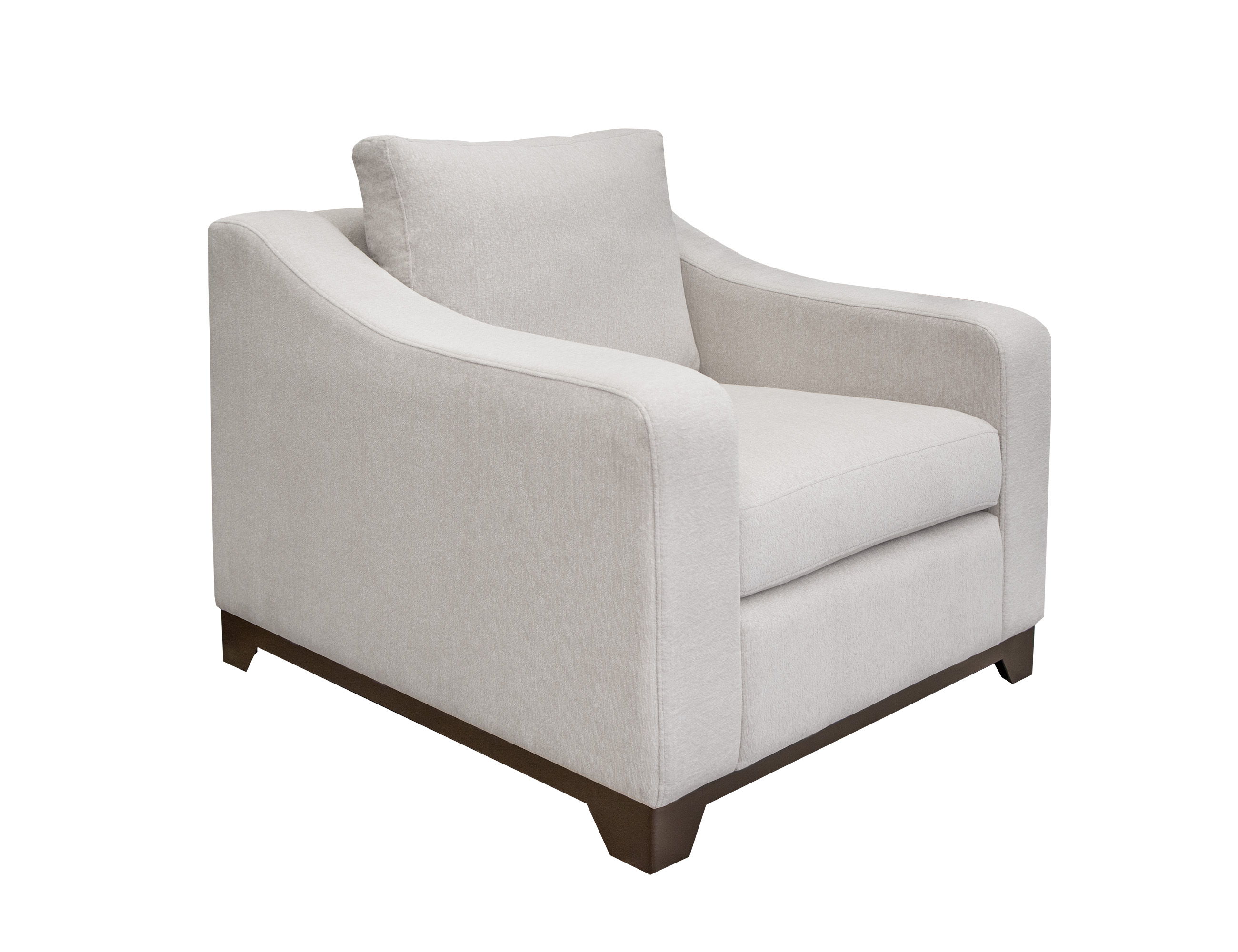 International Furniture Direct Natural Parota - Armchair - Agreeable Gray