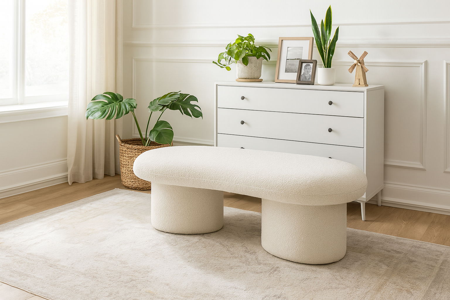 Luka - Bench - Cream