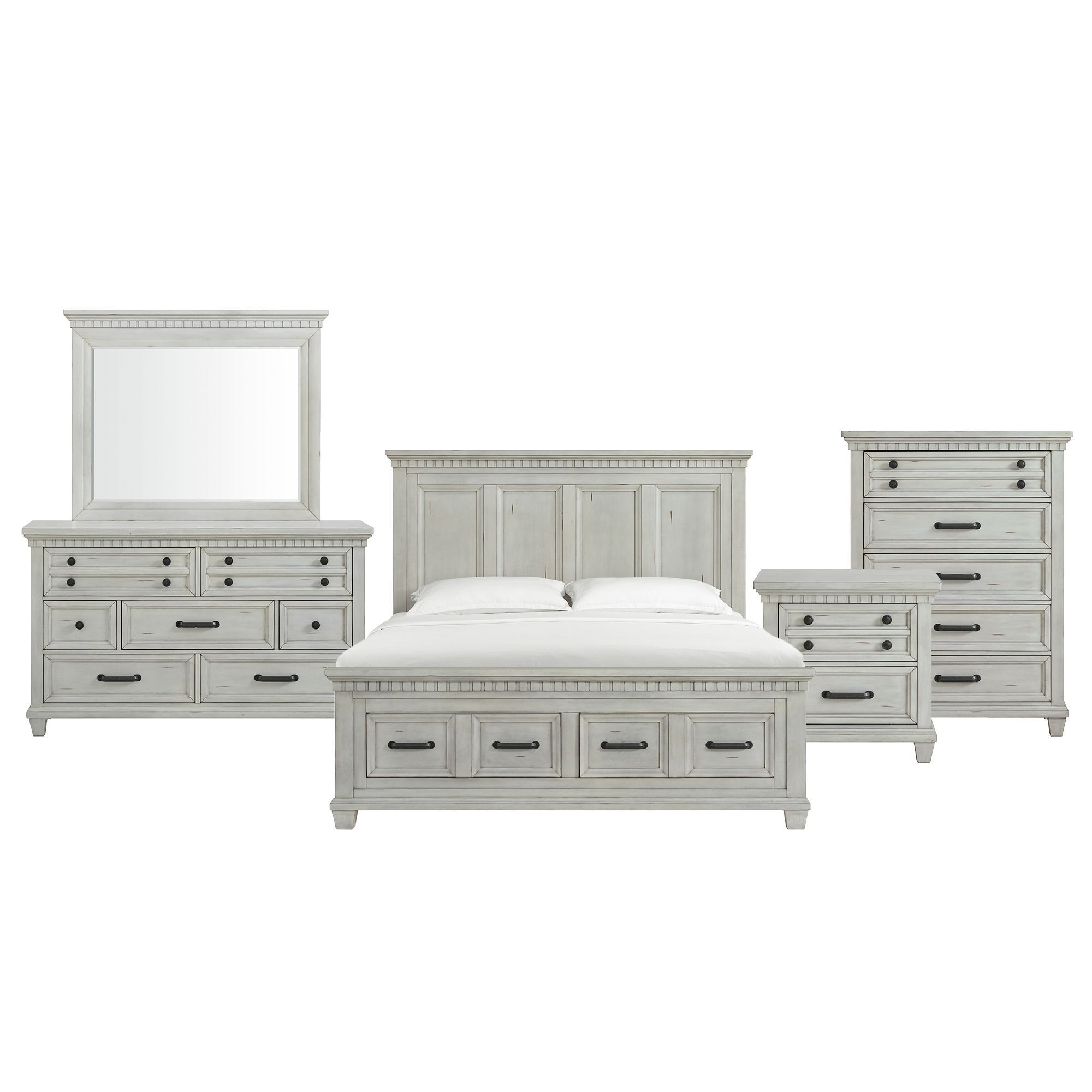 King · 5 Pc · Bedroom Set