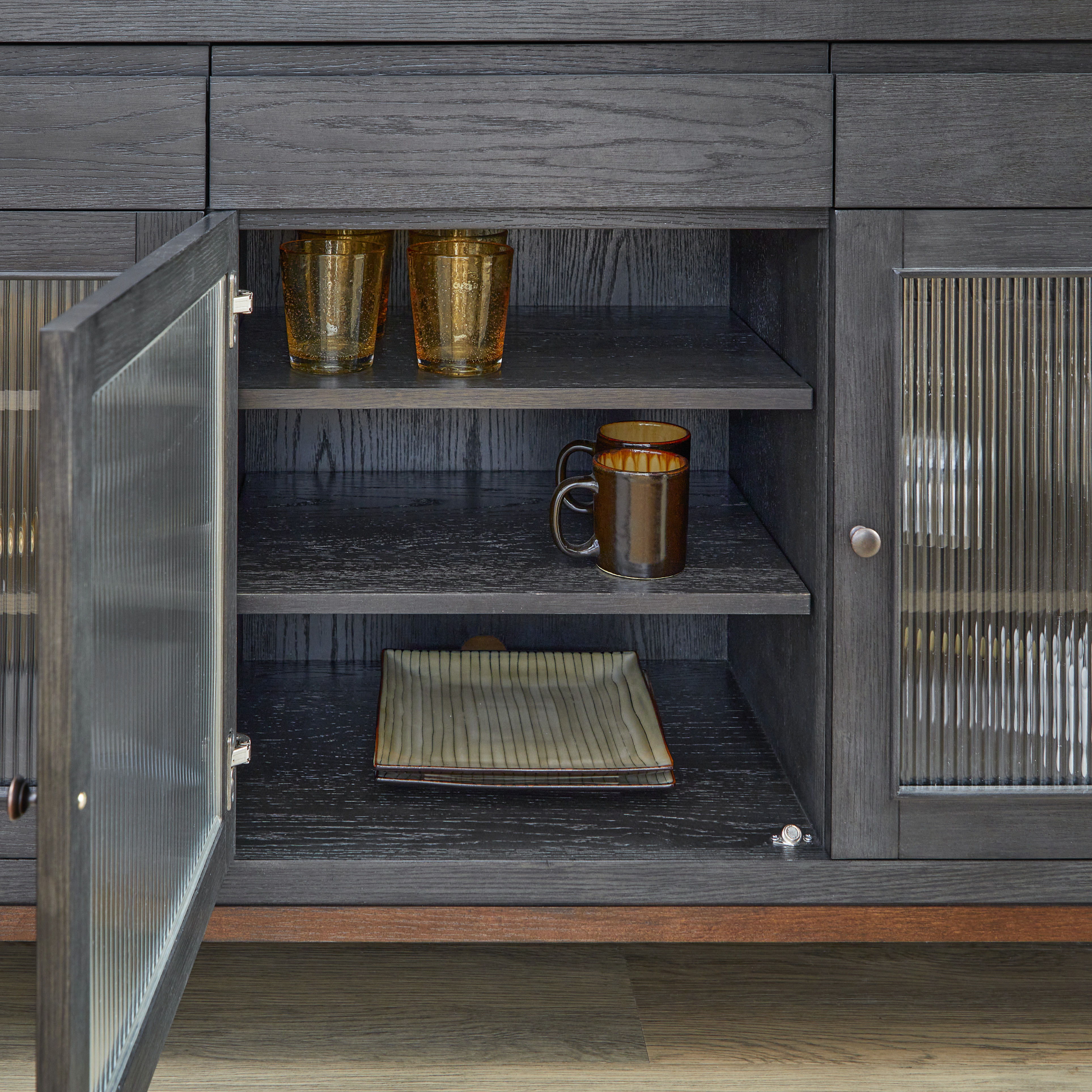 Waterfall - Buffet - Deep Ebony, black, view 7